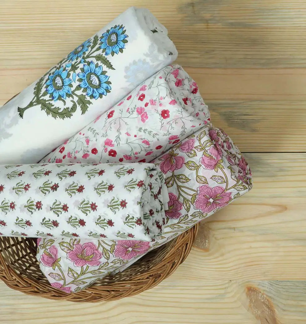 Hand Block Print Fabric Online In India