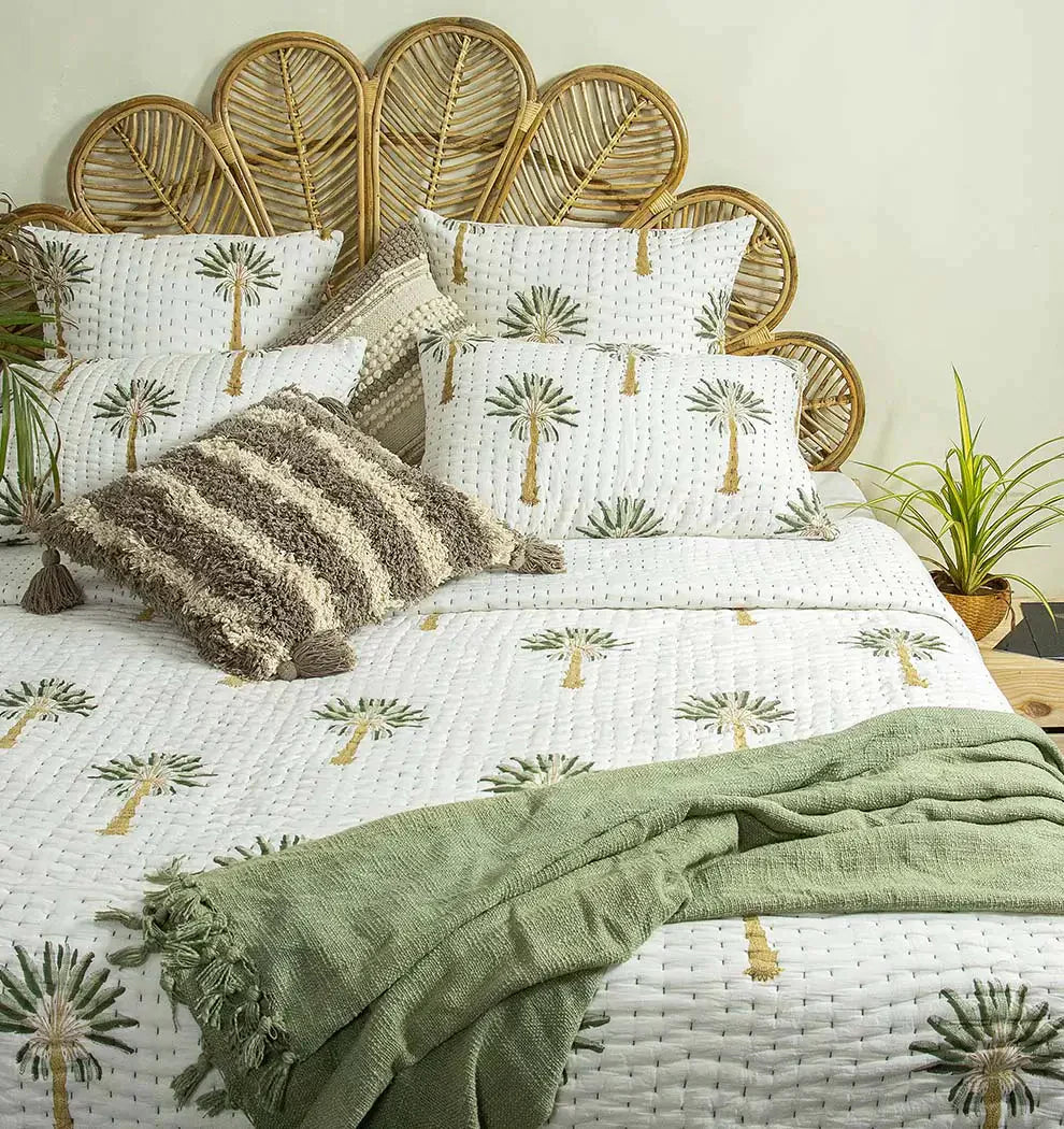 Kantha Quilt Blanket