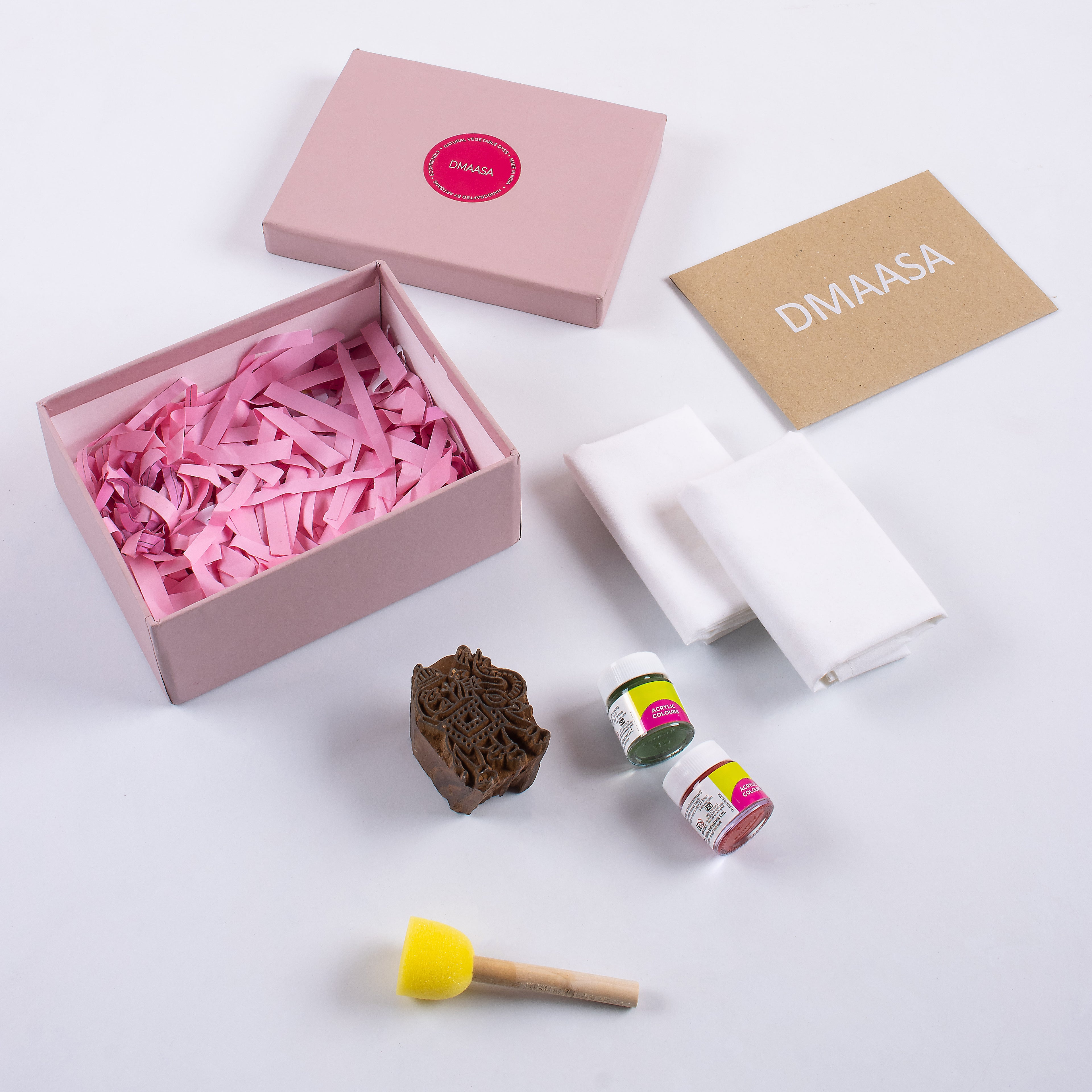 Animal Wooden Block & Printing DIY Kit