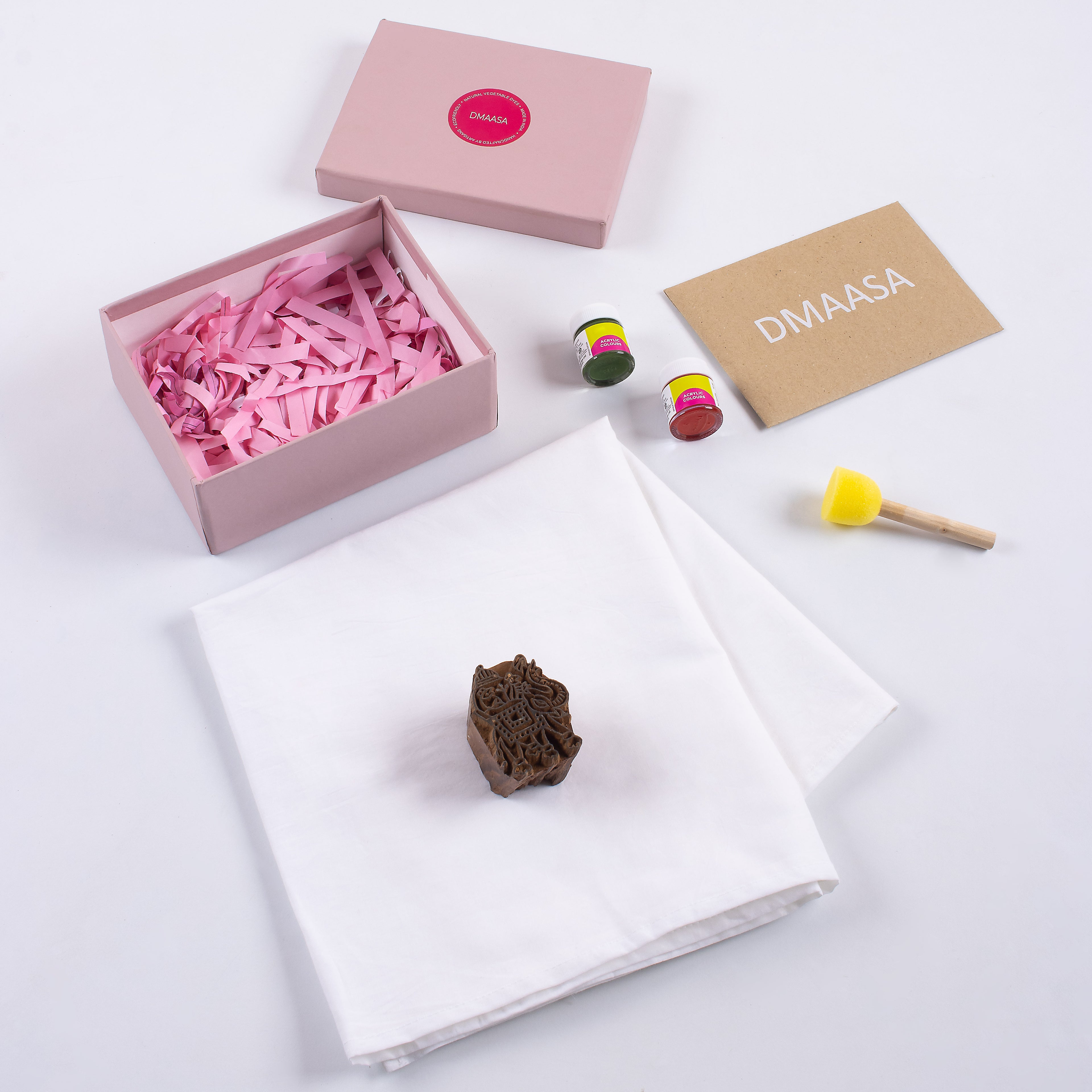Animal Wooden Block & Printing DIY Kit