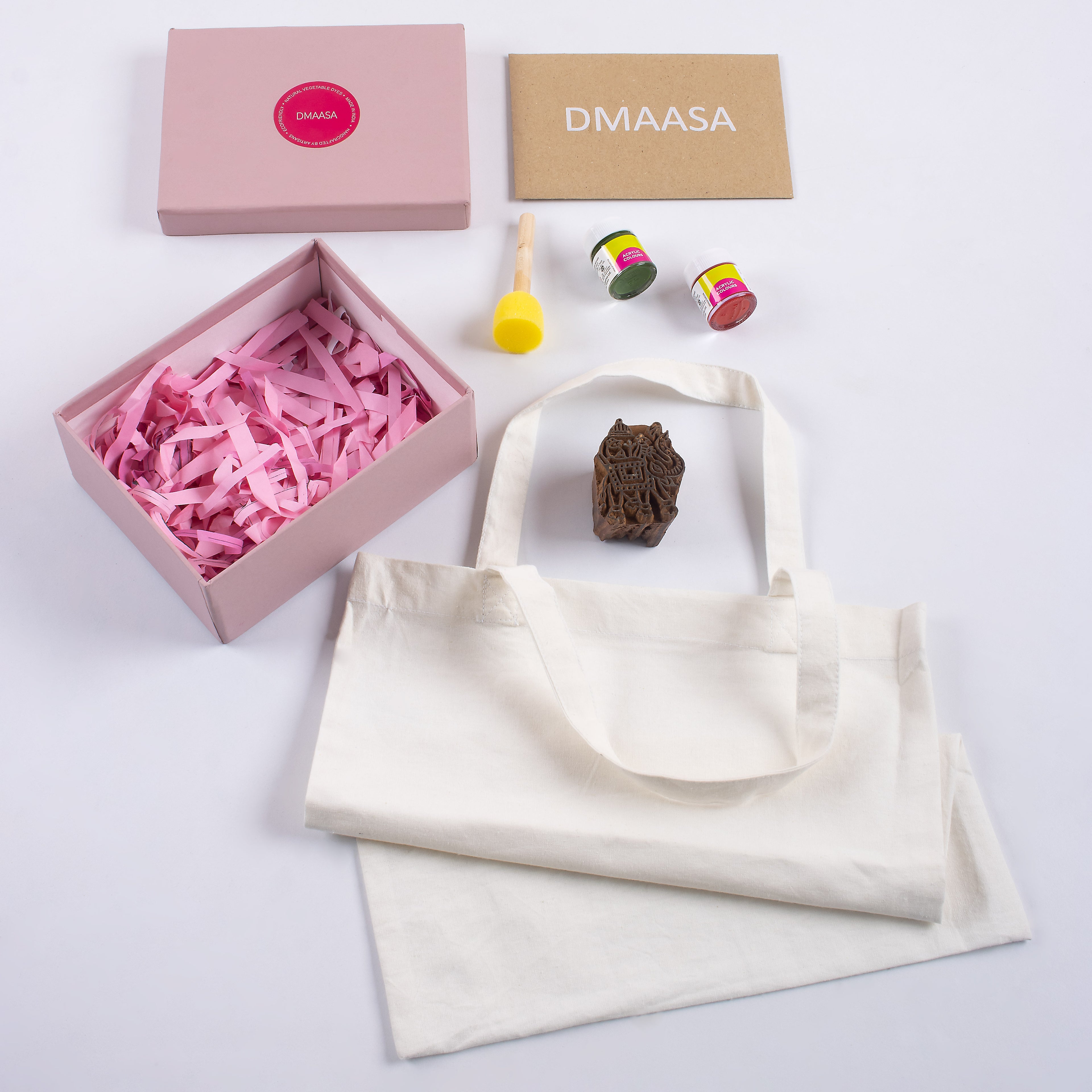 Animal Wooden Block & Printing DIY Kit