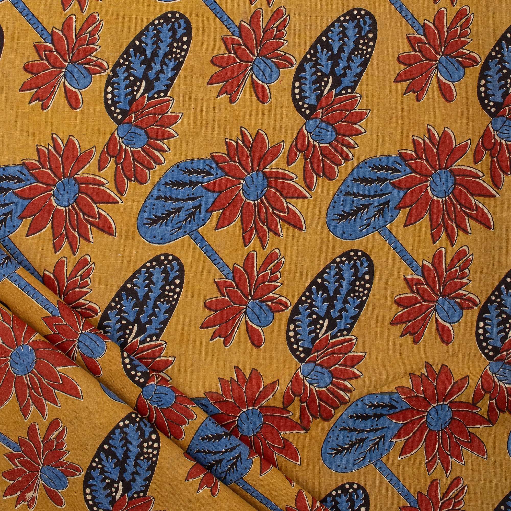 Bagru Hand Block Printed Cotton Fabric