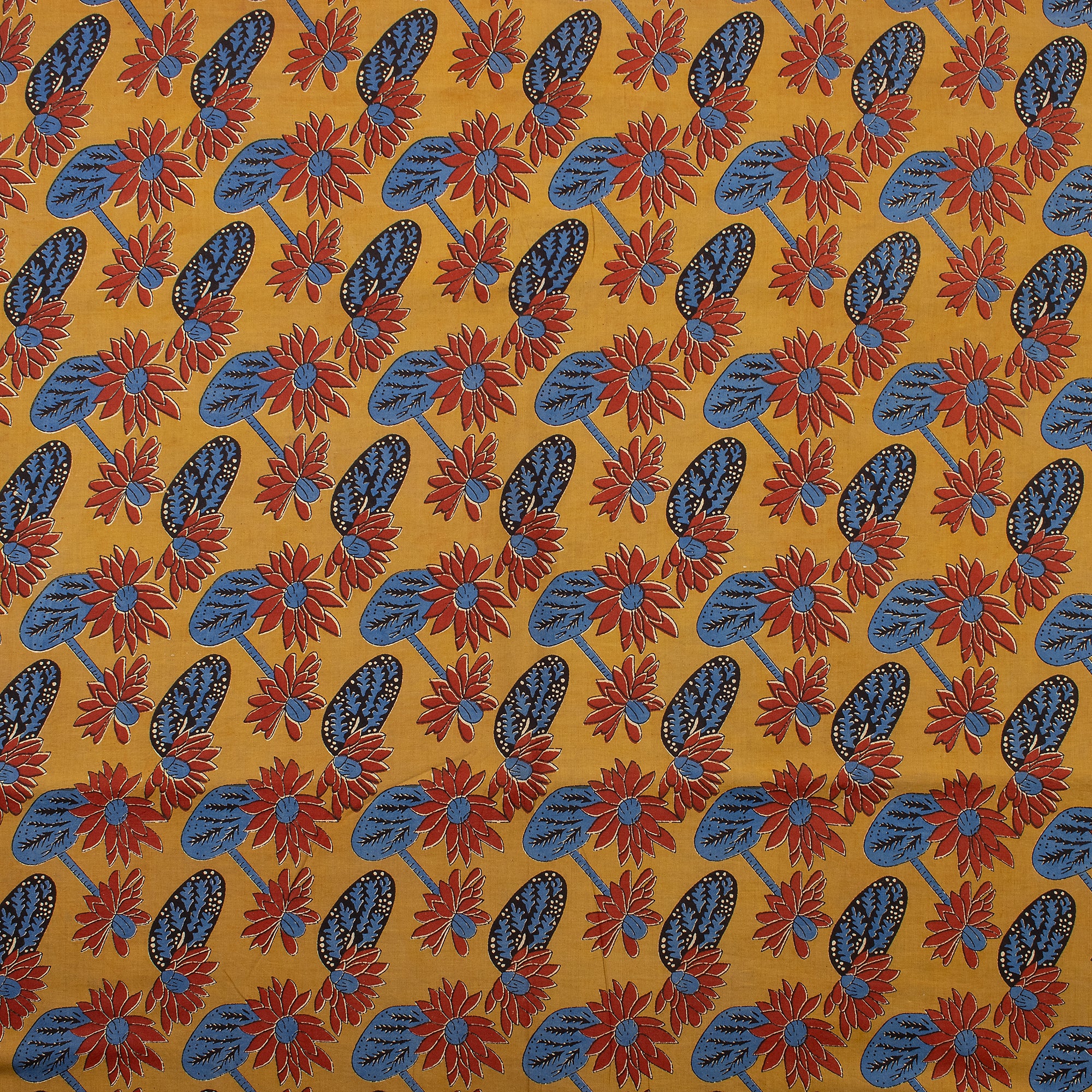 Bagru Hand Block Printed Cotton Fabric