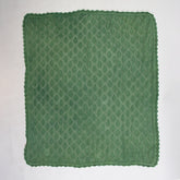Best Green Knitted Natural Throw Blanket