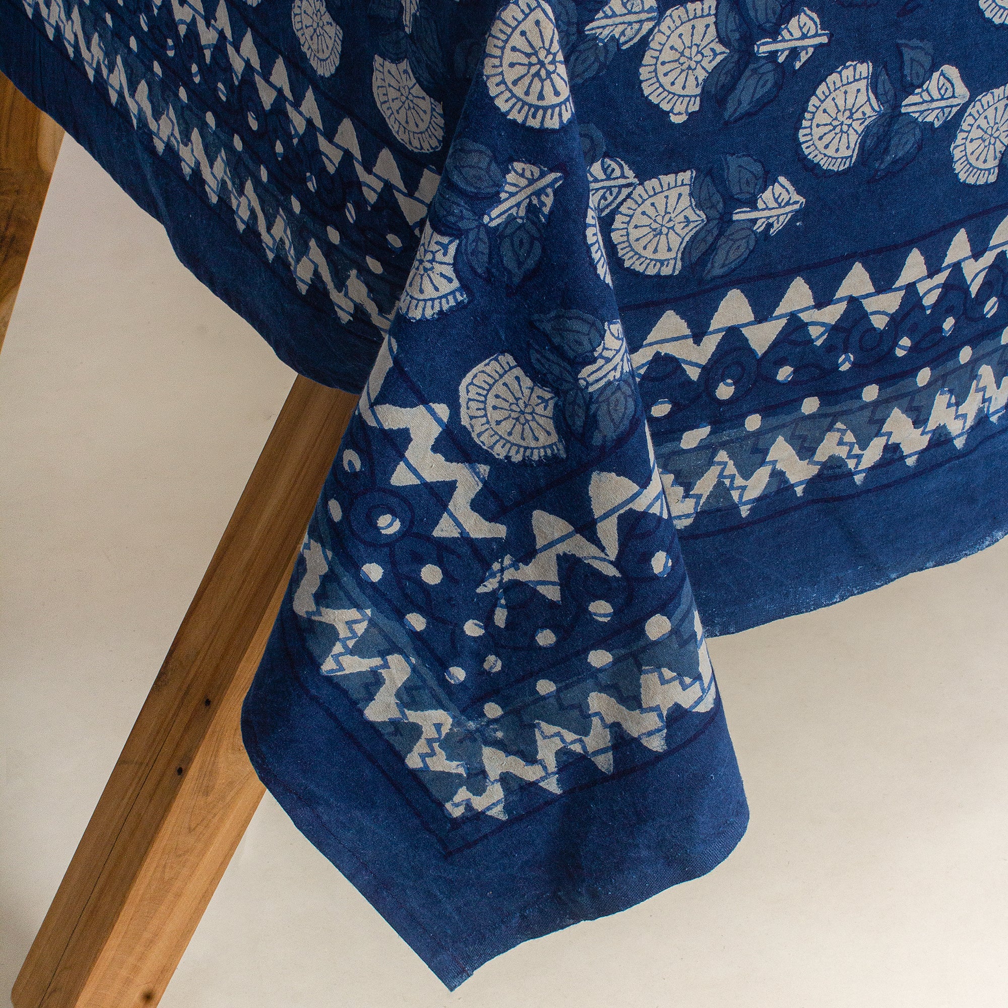 Best Hand Block Printed Cotton Dining Table Cover Cloth