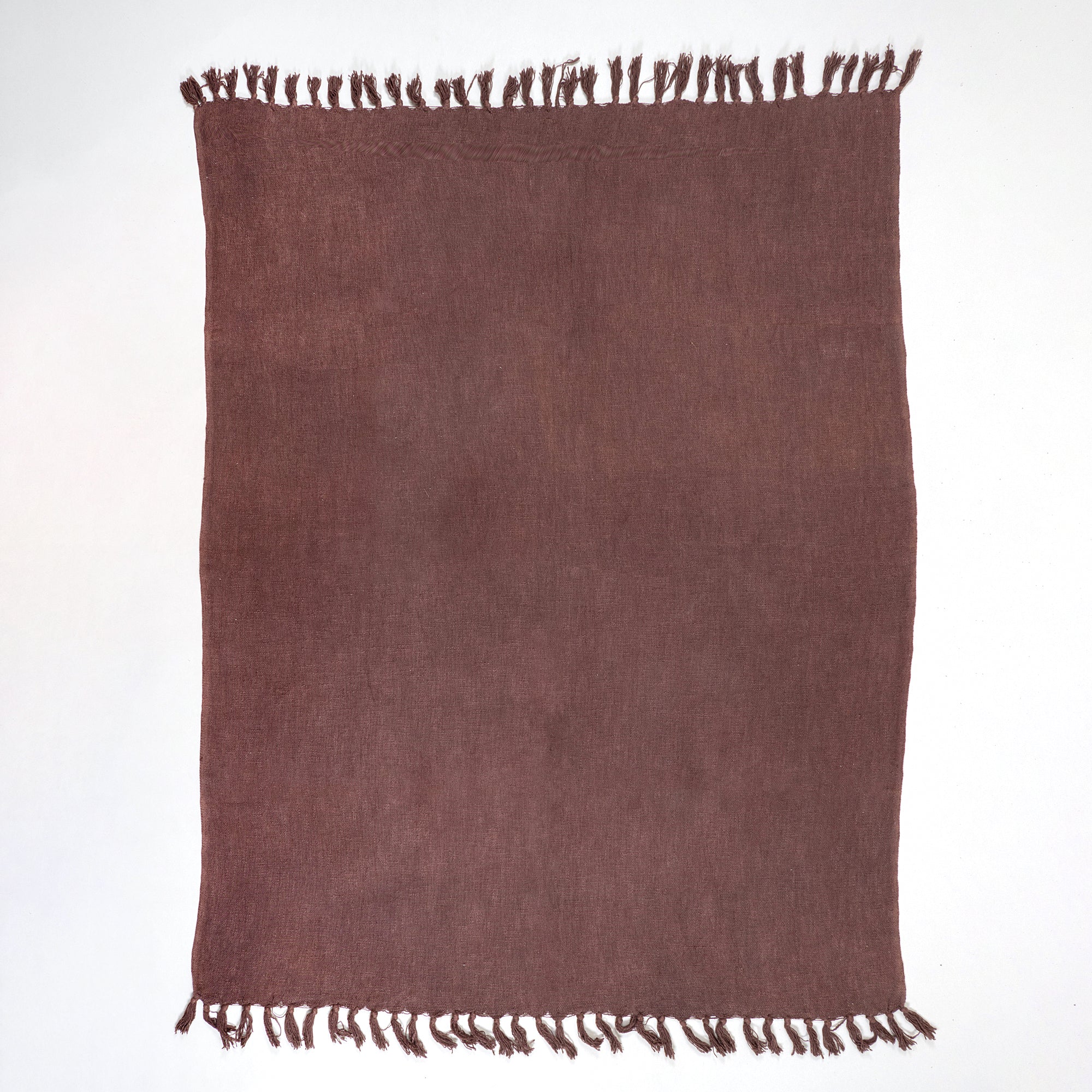 Best Solid Brown Cotton Throw Blanket