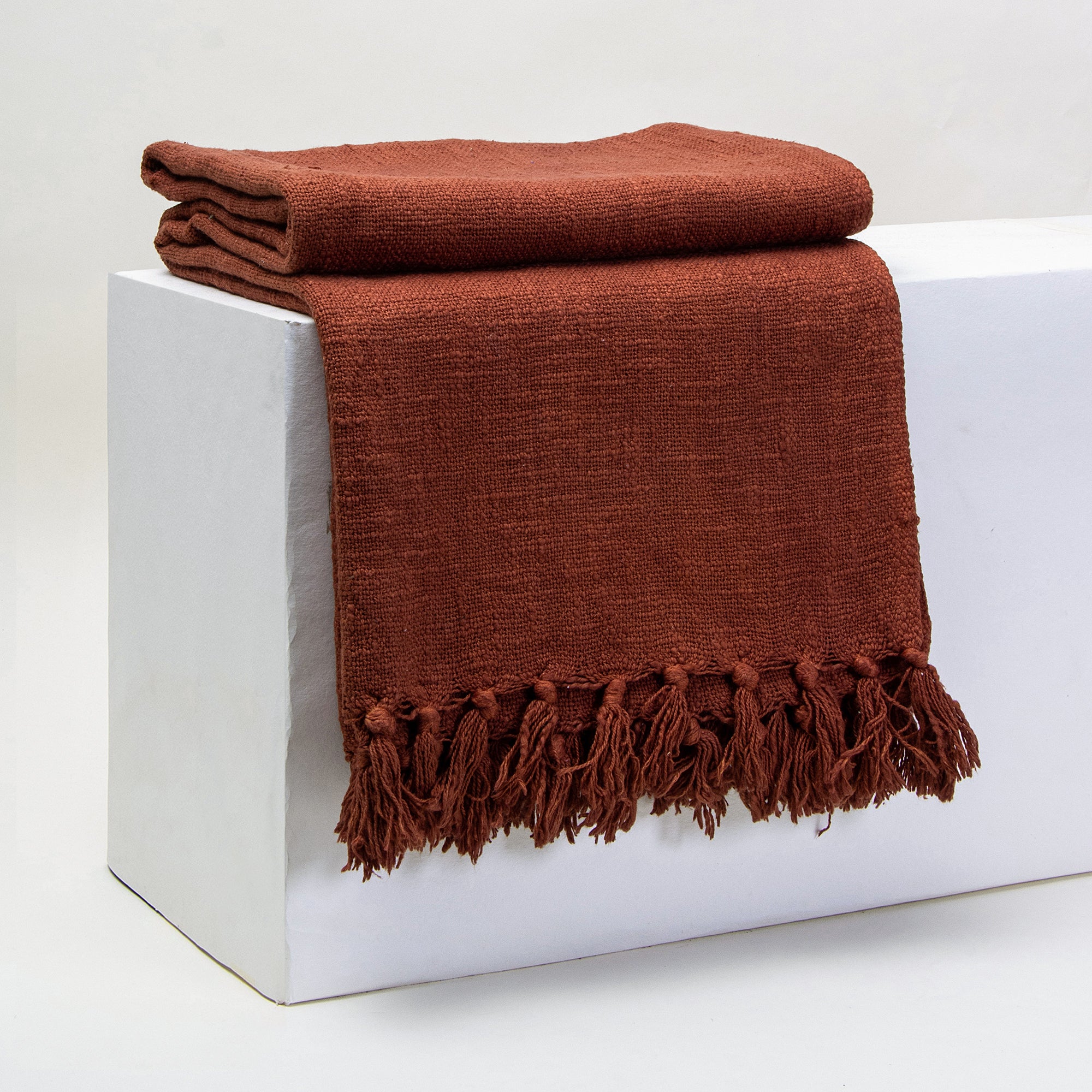 Best Solid Brown Cotton Throw Blanket