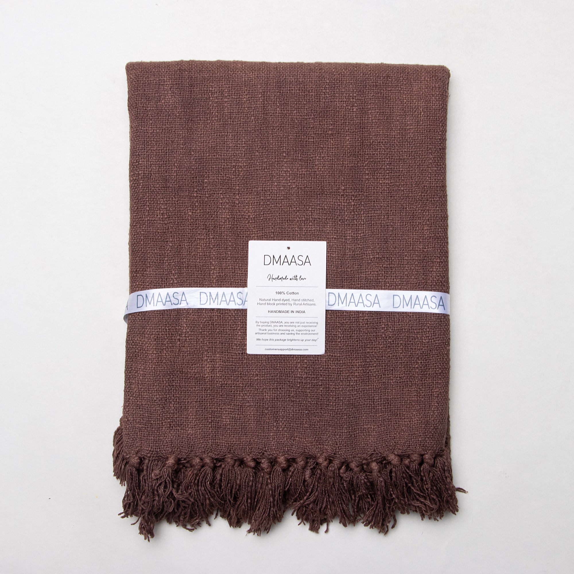 Best Solid Brown Cotton Throw Blanket