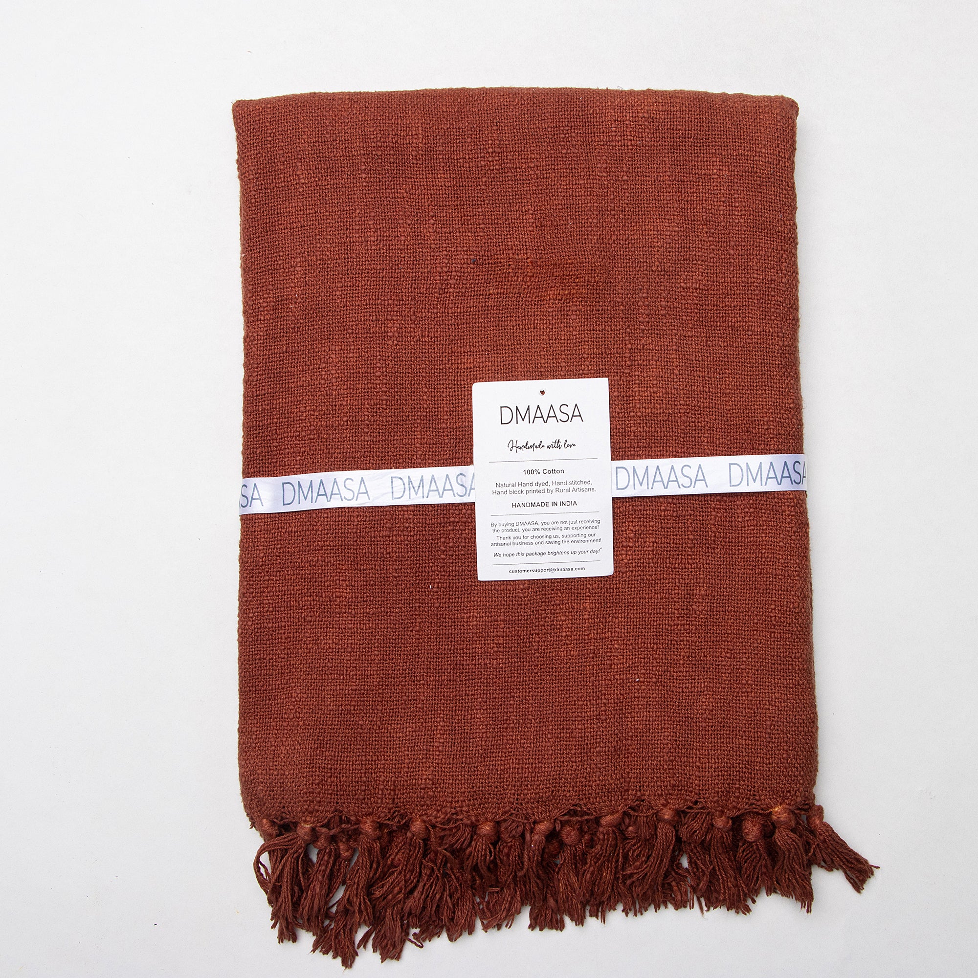 Best Solid Brown Cotton Throw Blanket
