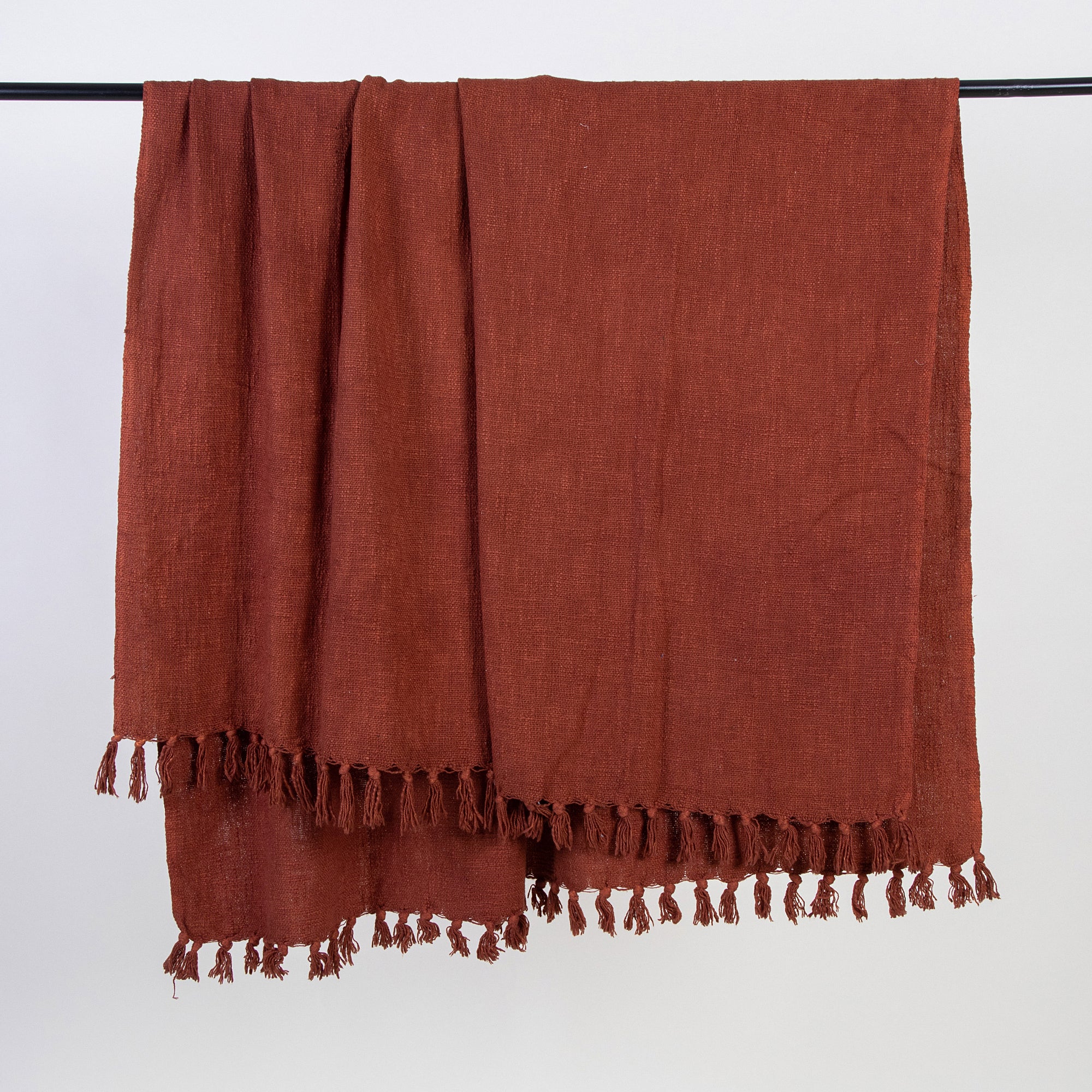 Best Solid Brown Cotton Throw Blanket