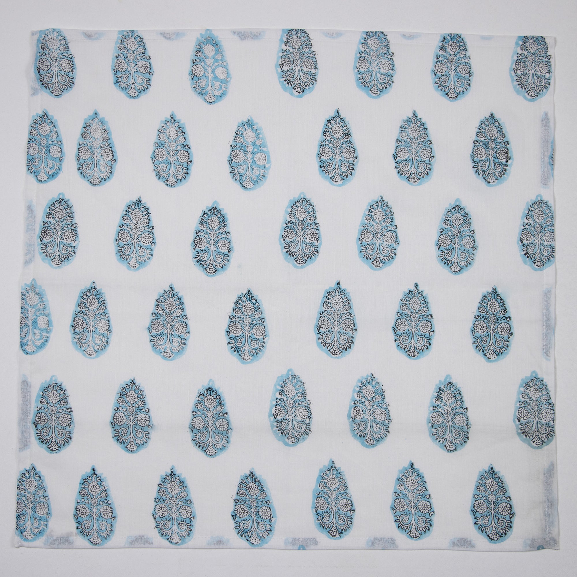 Blue Boota Hand Block Printed Cotton Napkins