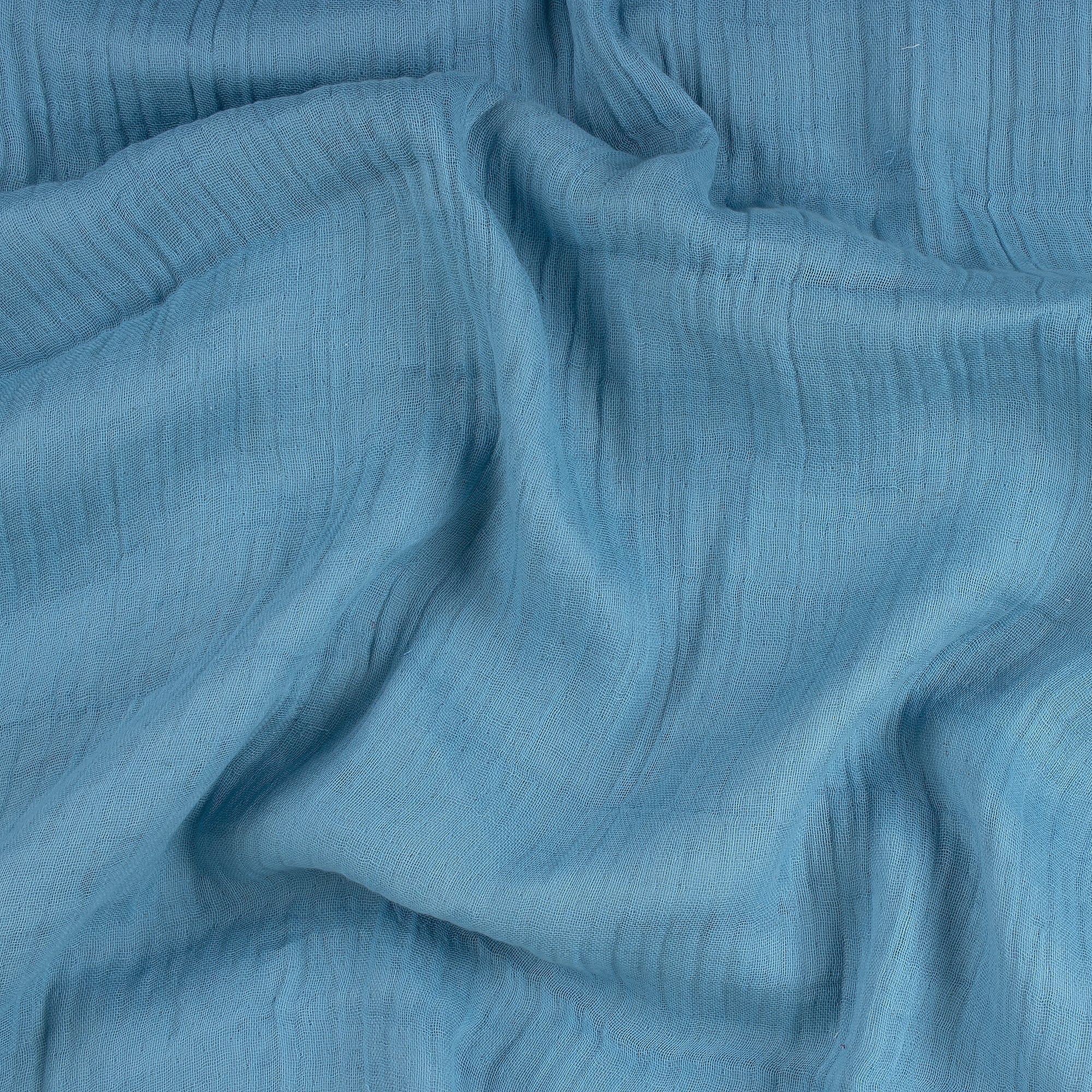 Blue Halloween Cotton Gauze Fabric By The Yard