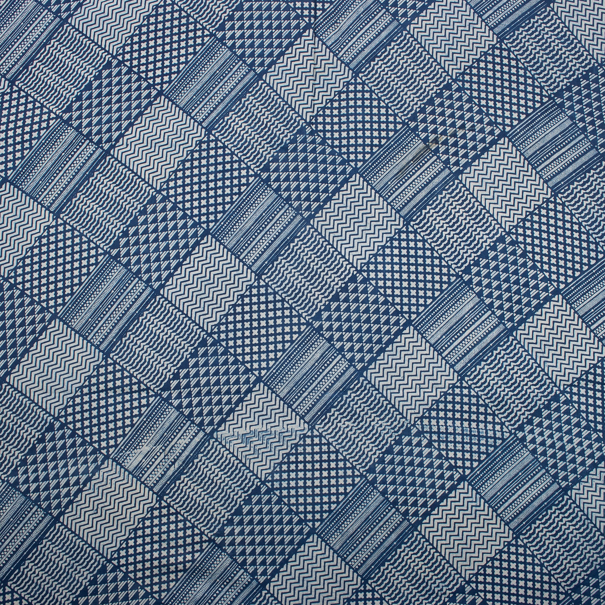 Breathable Indigo Printed Cotton Fabric