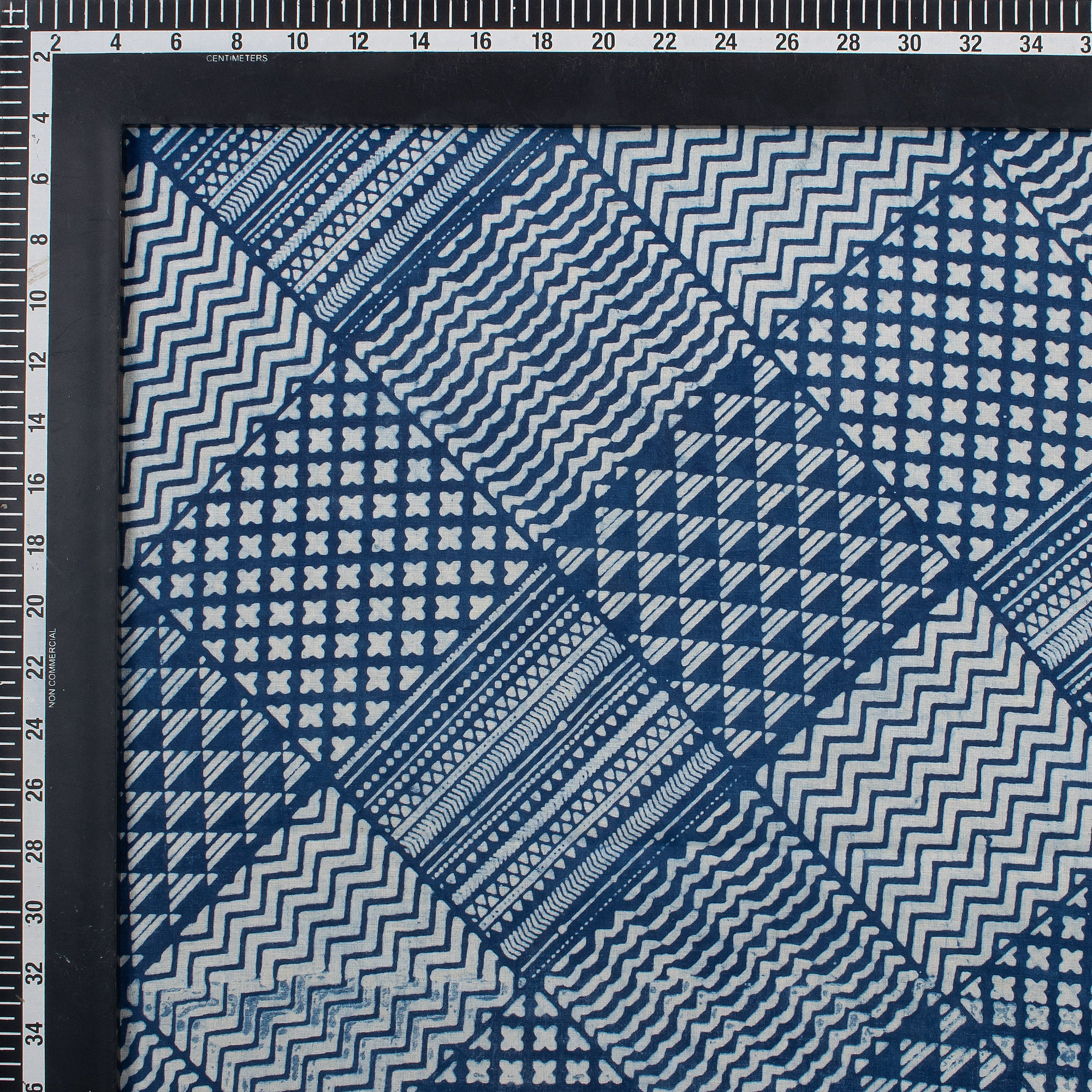Breathable Indigo Printed Cotton Fabric