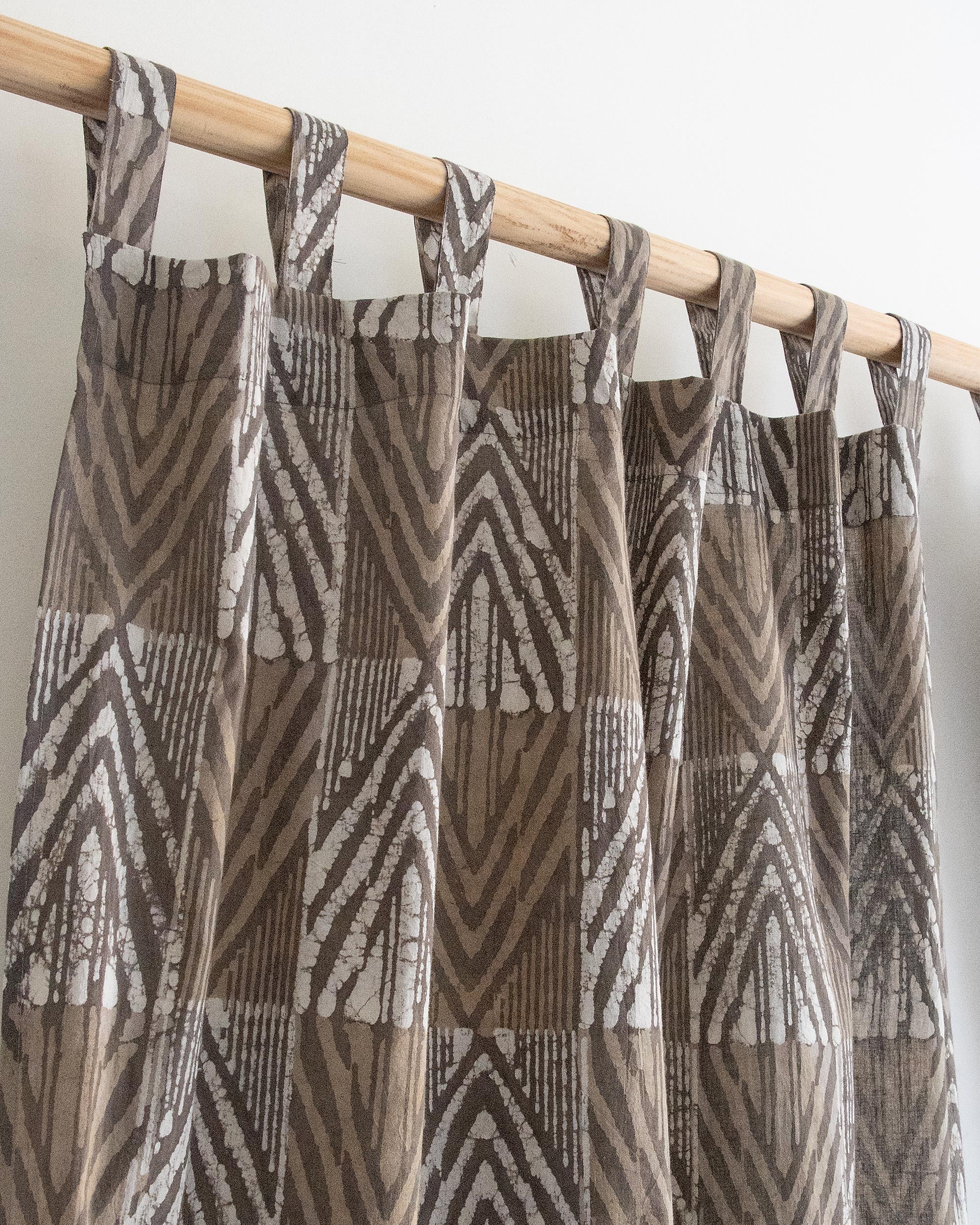 Cafe Curtain - Hand Block Printed Cotton Curtains Set