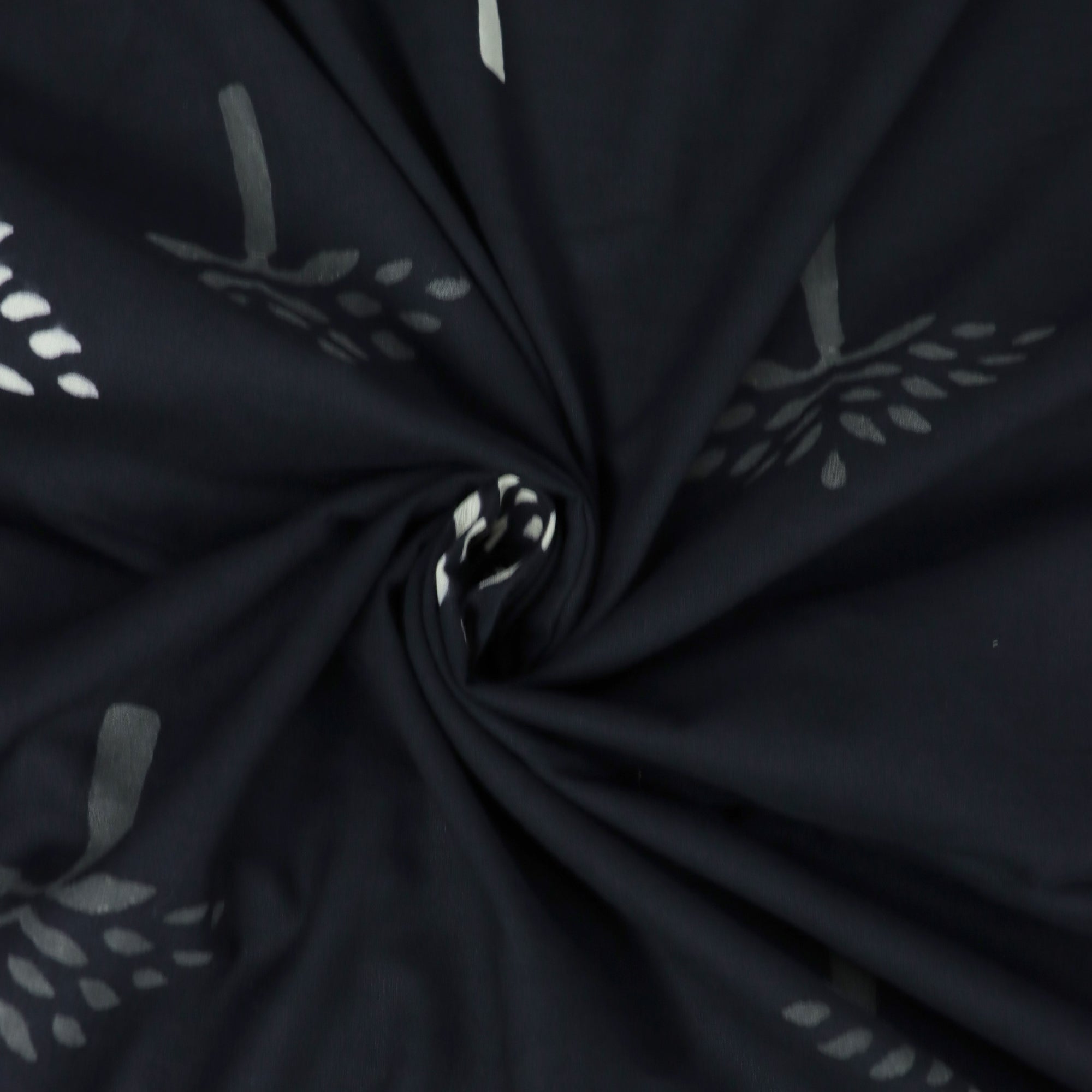 Cotton Black and White Fabric