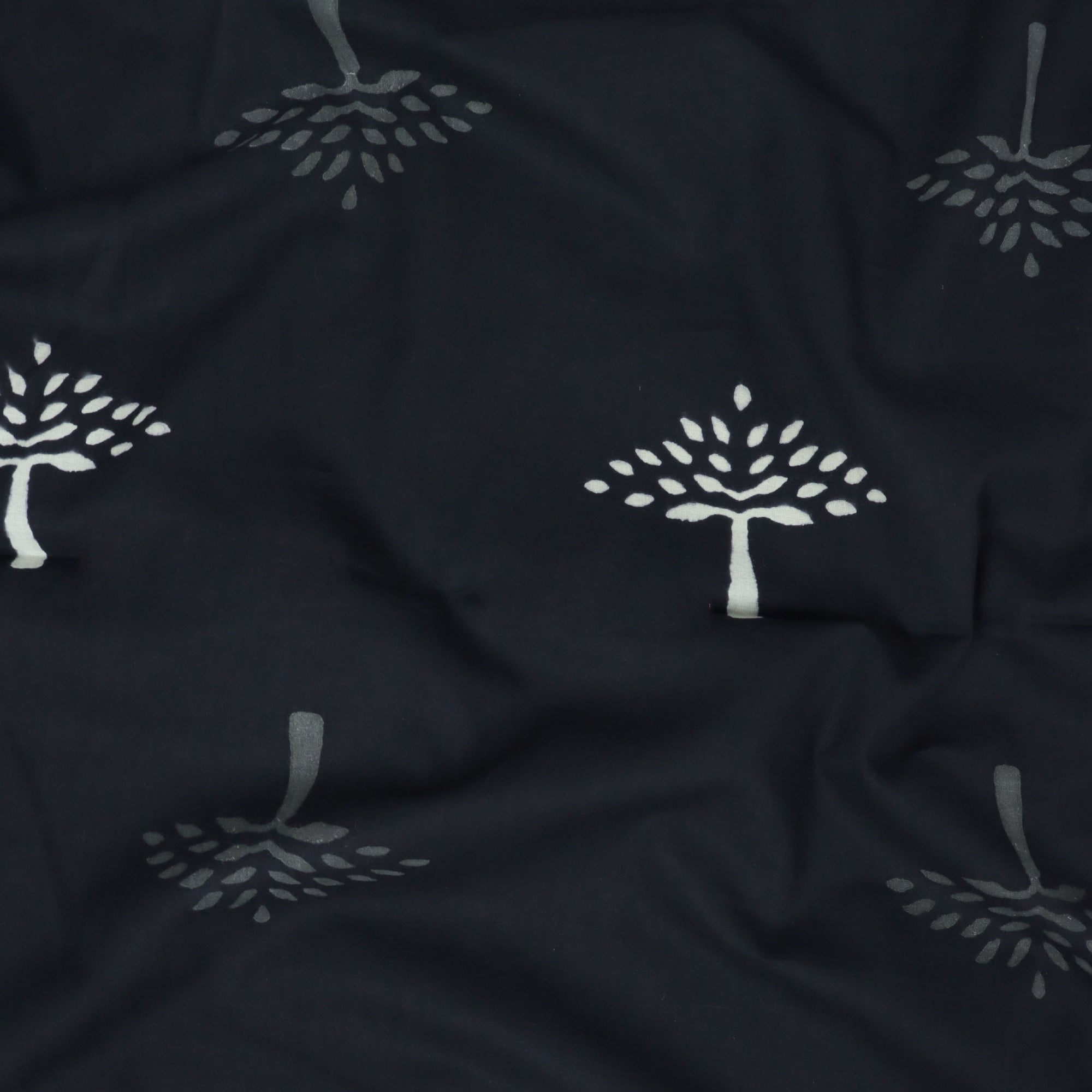 Cotton Black and White Fabric