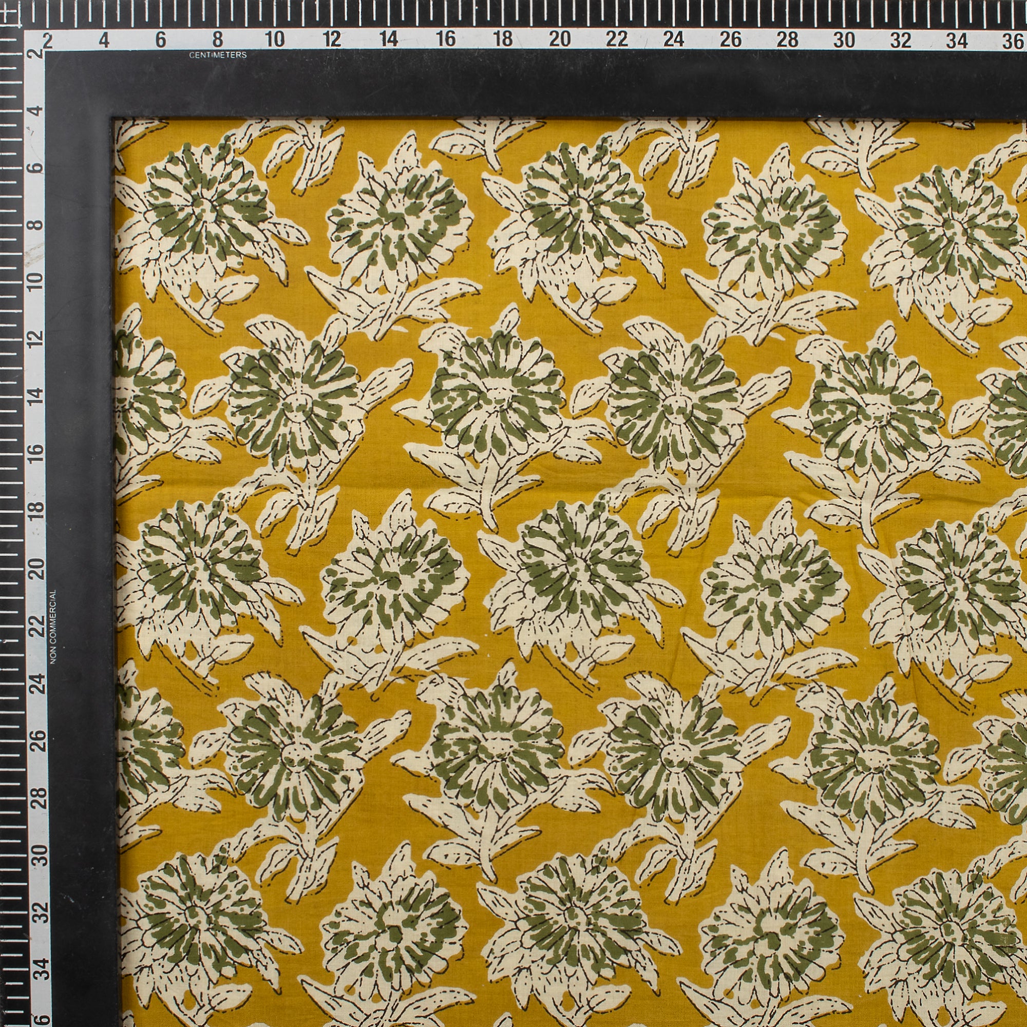 Cotton Jaipur Bagru Hand Block Printed Fabric