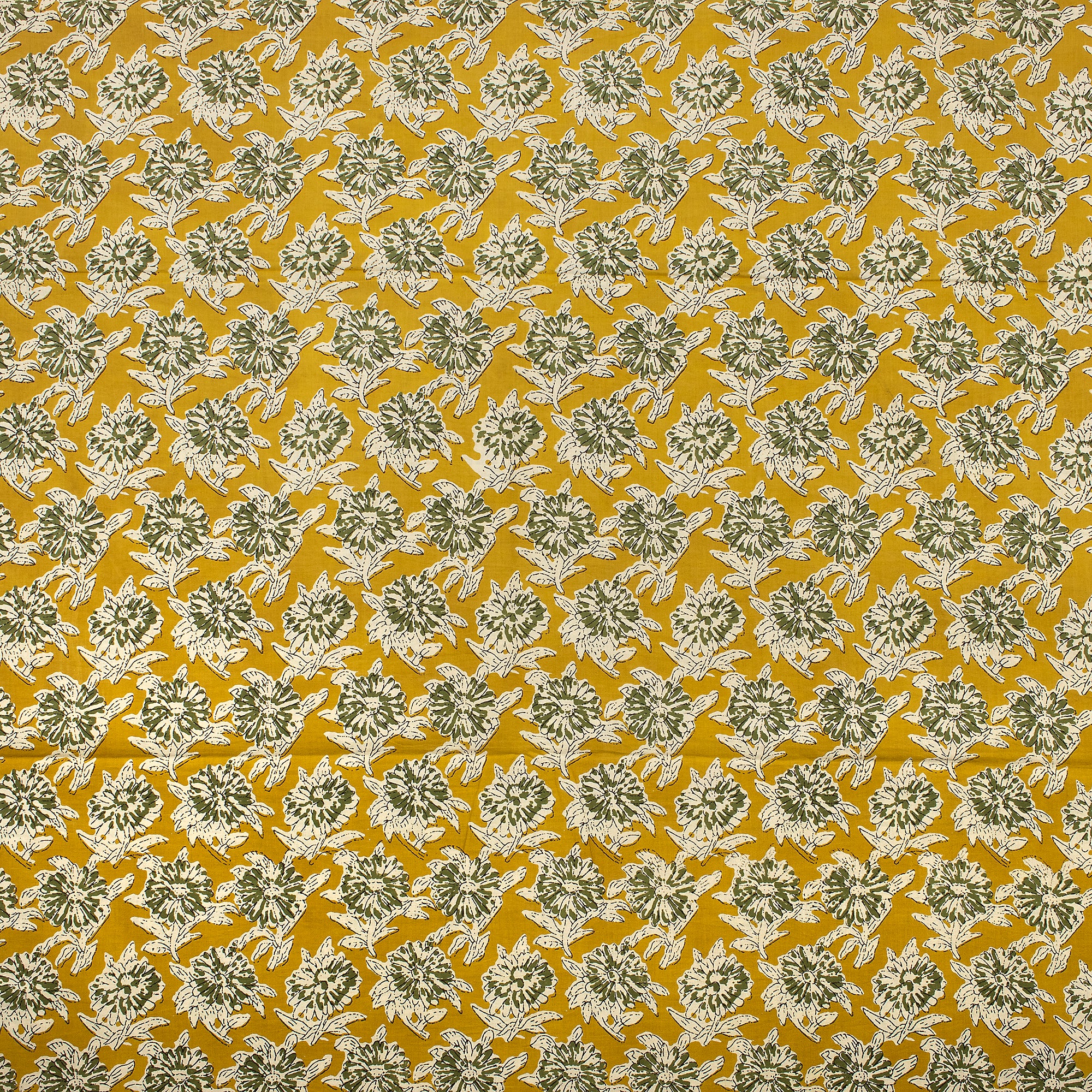 Cotton Jaipur Bagru Hand Block Printed Fabric