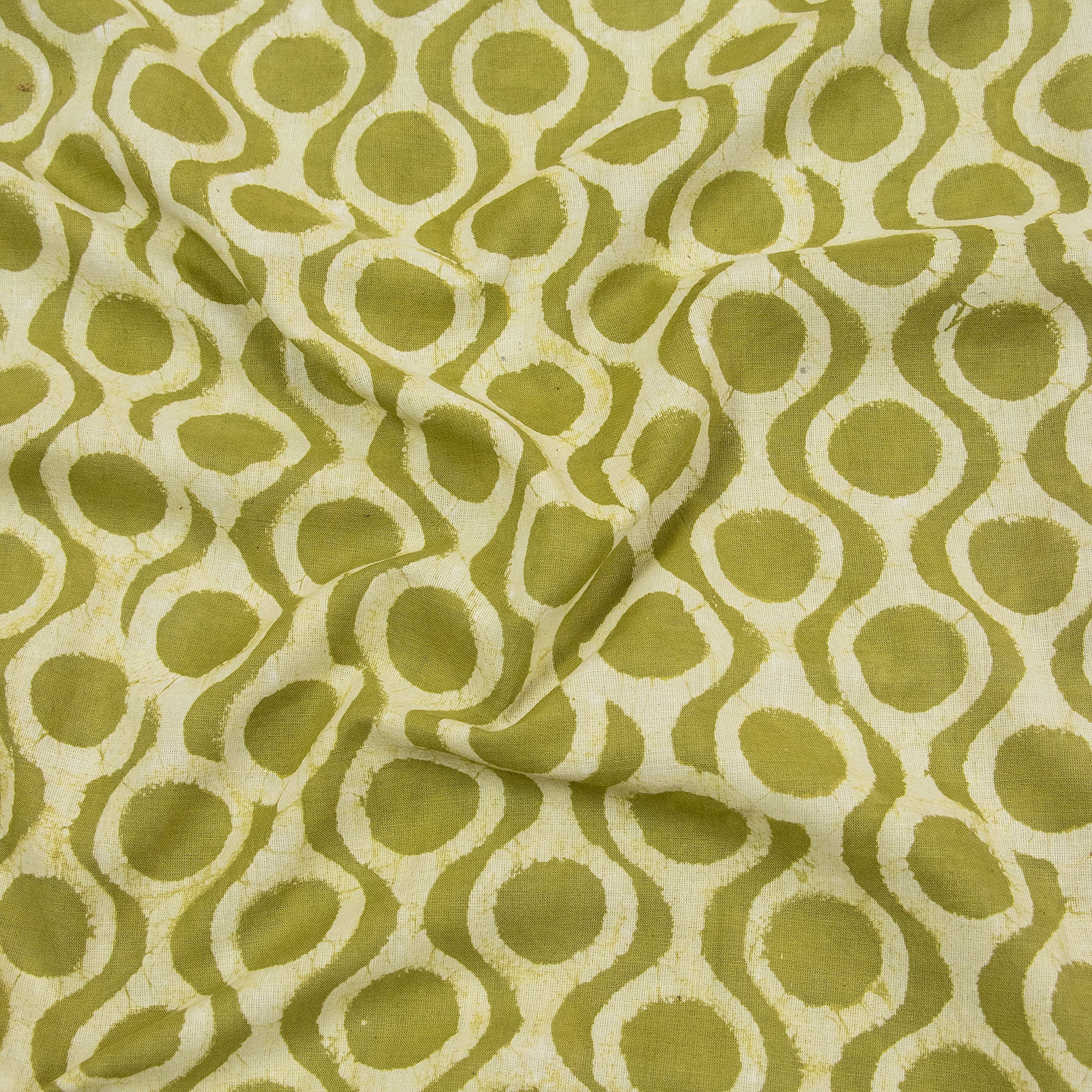 Dabu Hand Block Print Cotton Fabric