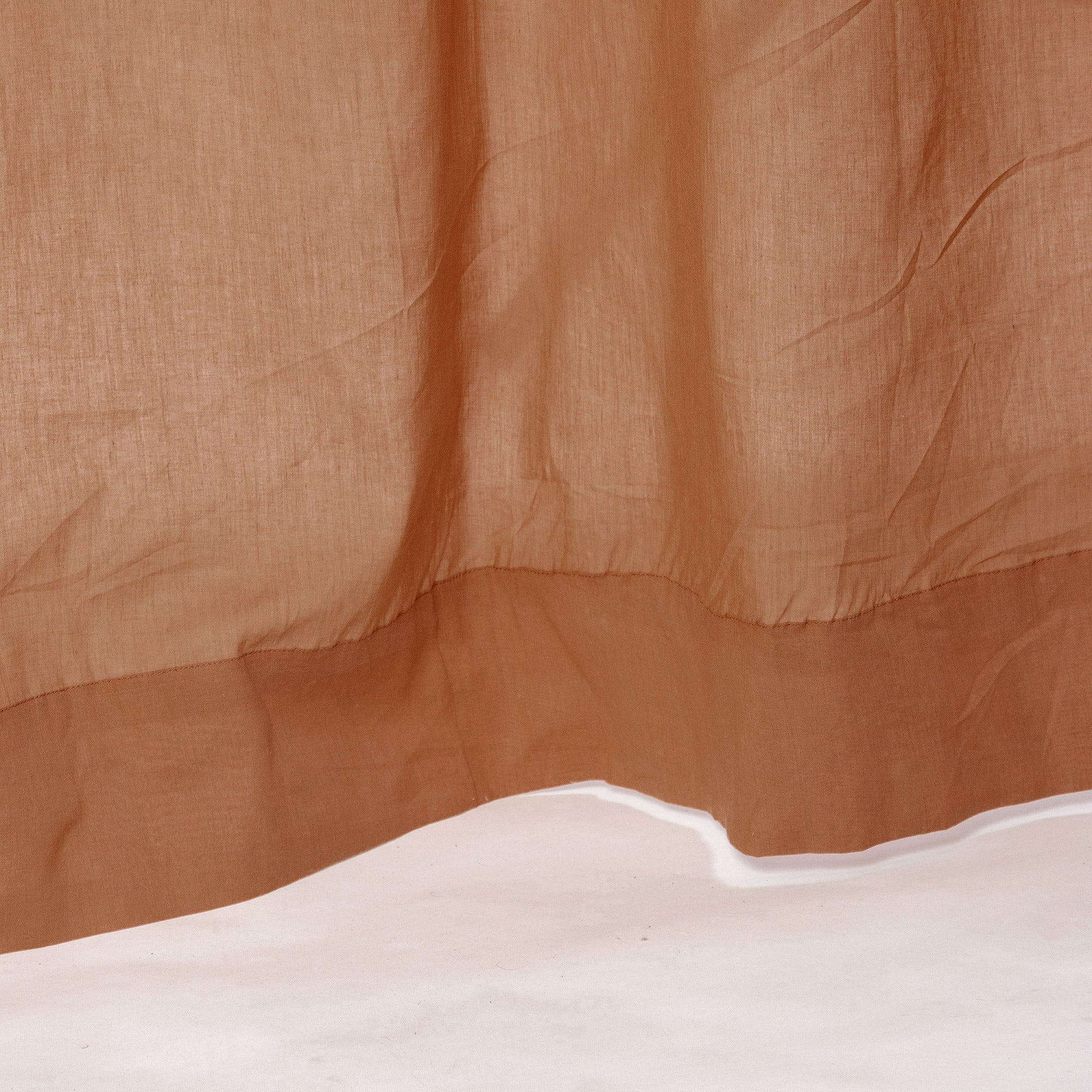 Dark Brown Organic Cotton Curtains For Bedroom