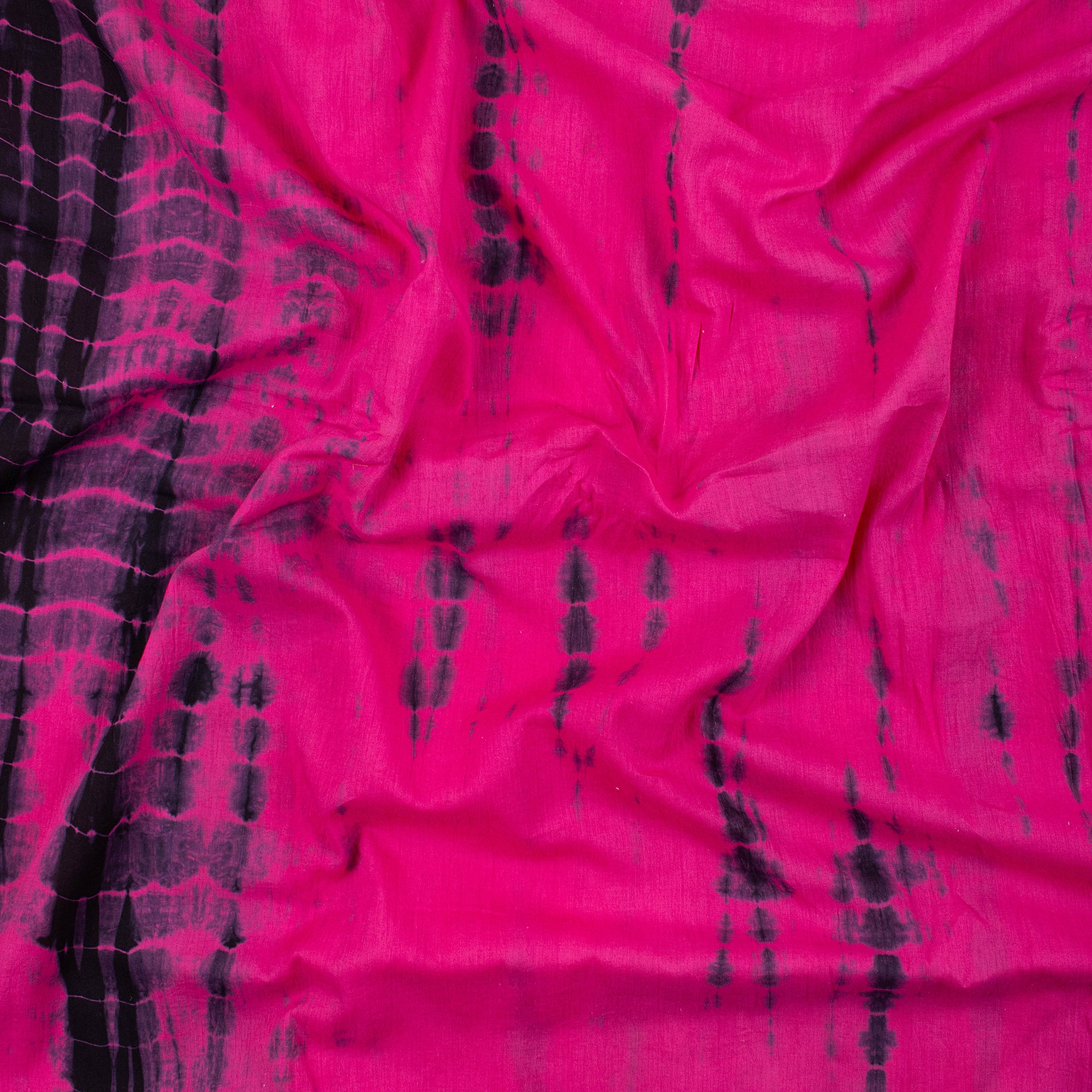 Dark Pink Tie Dye Shibori Fabric