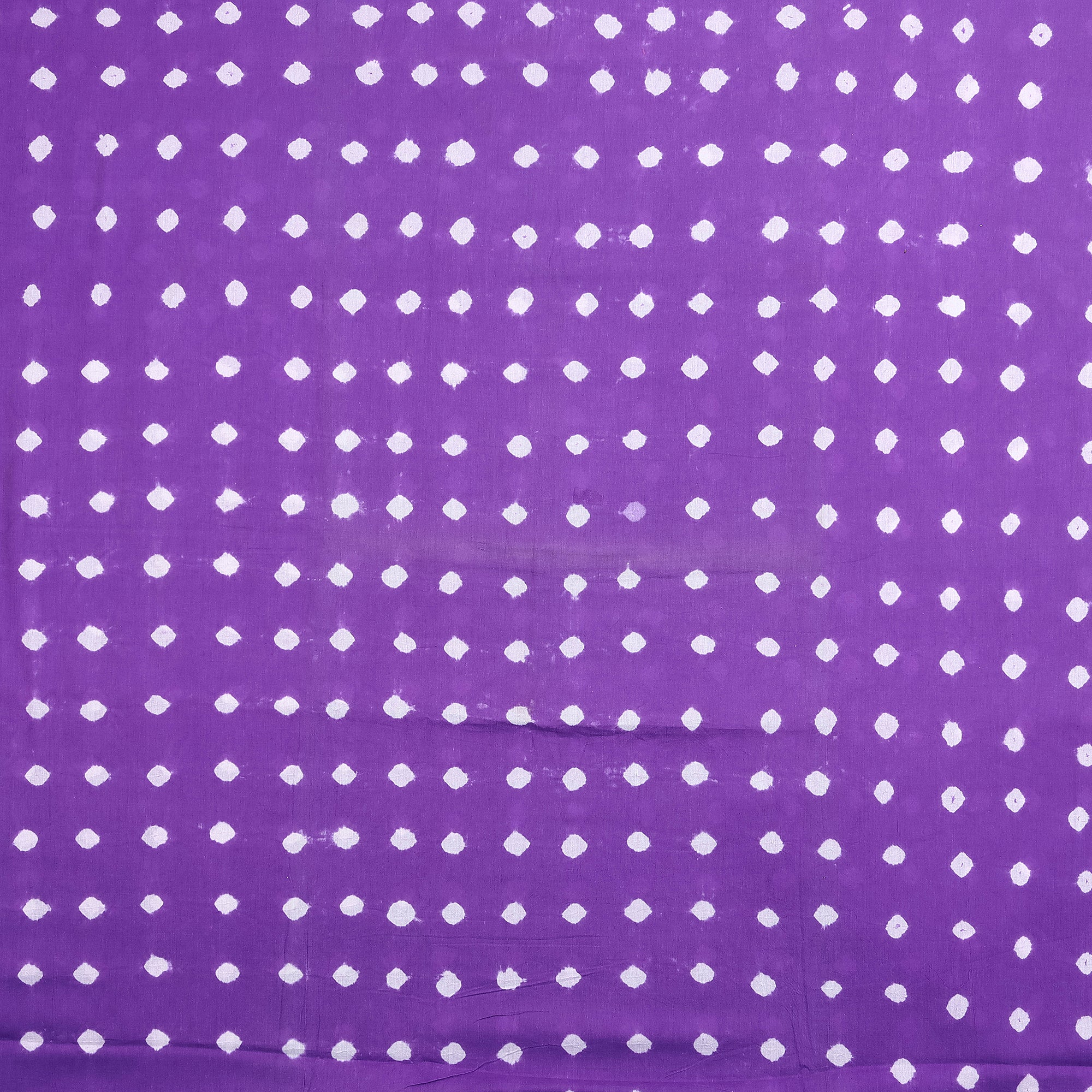 Dark Purple Pure Cotton Tie Dye Shibori Fabric