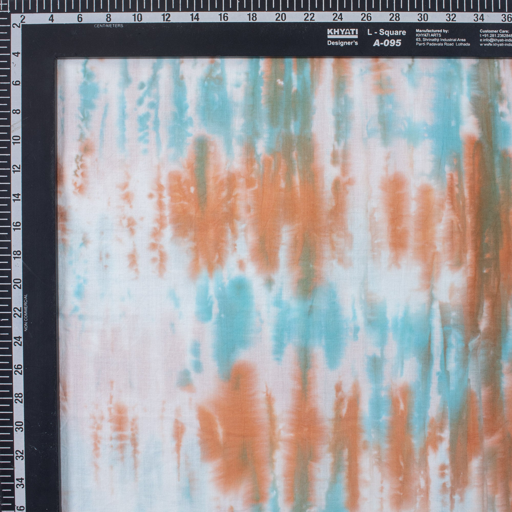 Decorative Multicolor Tie and Dye Cotton Fabric
