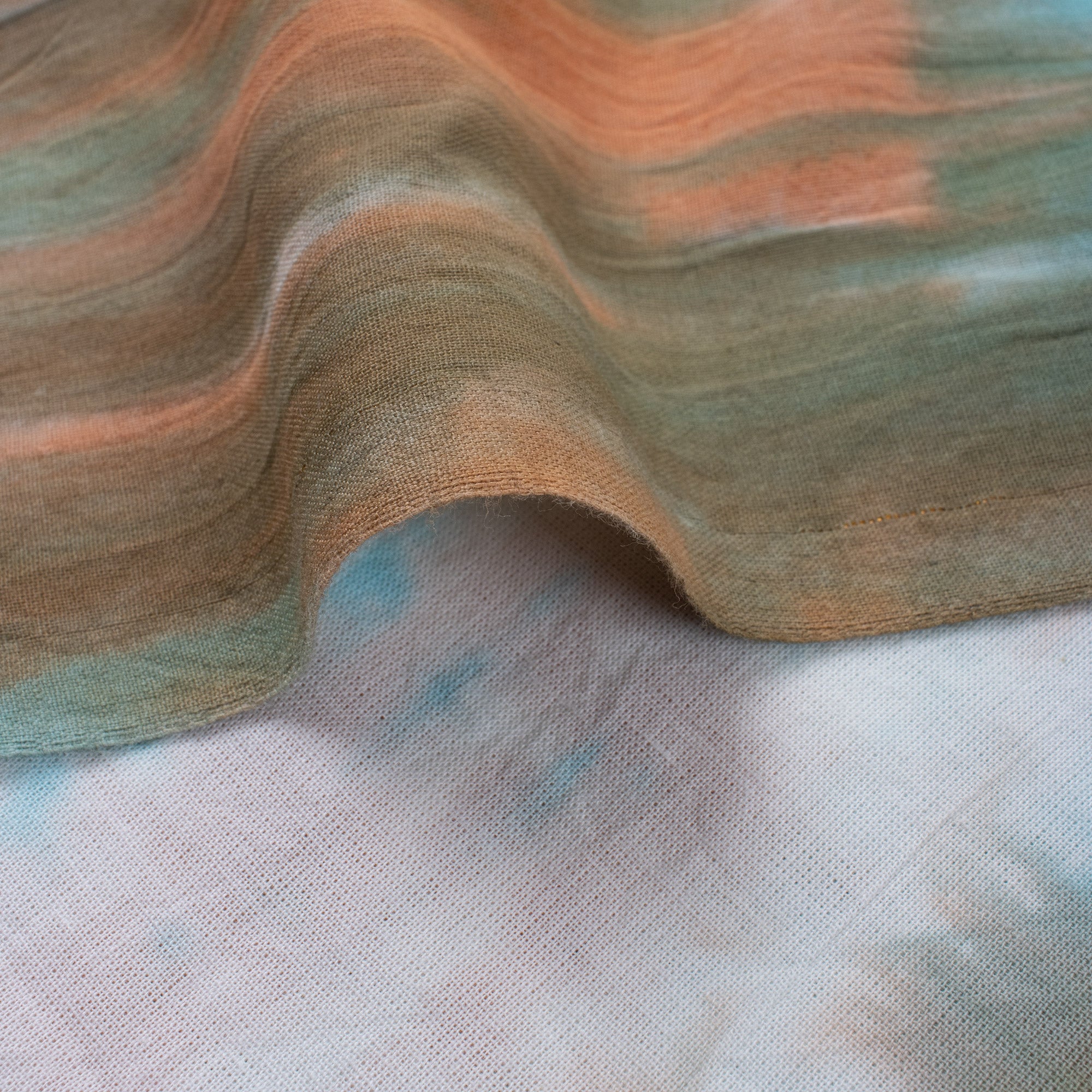 Decorative Multicolor Tie and Dye Cotton Fabric