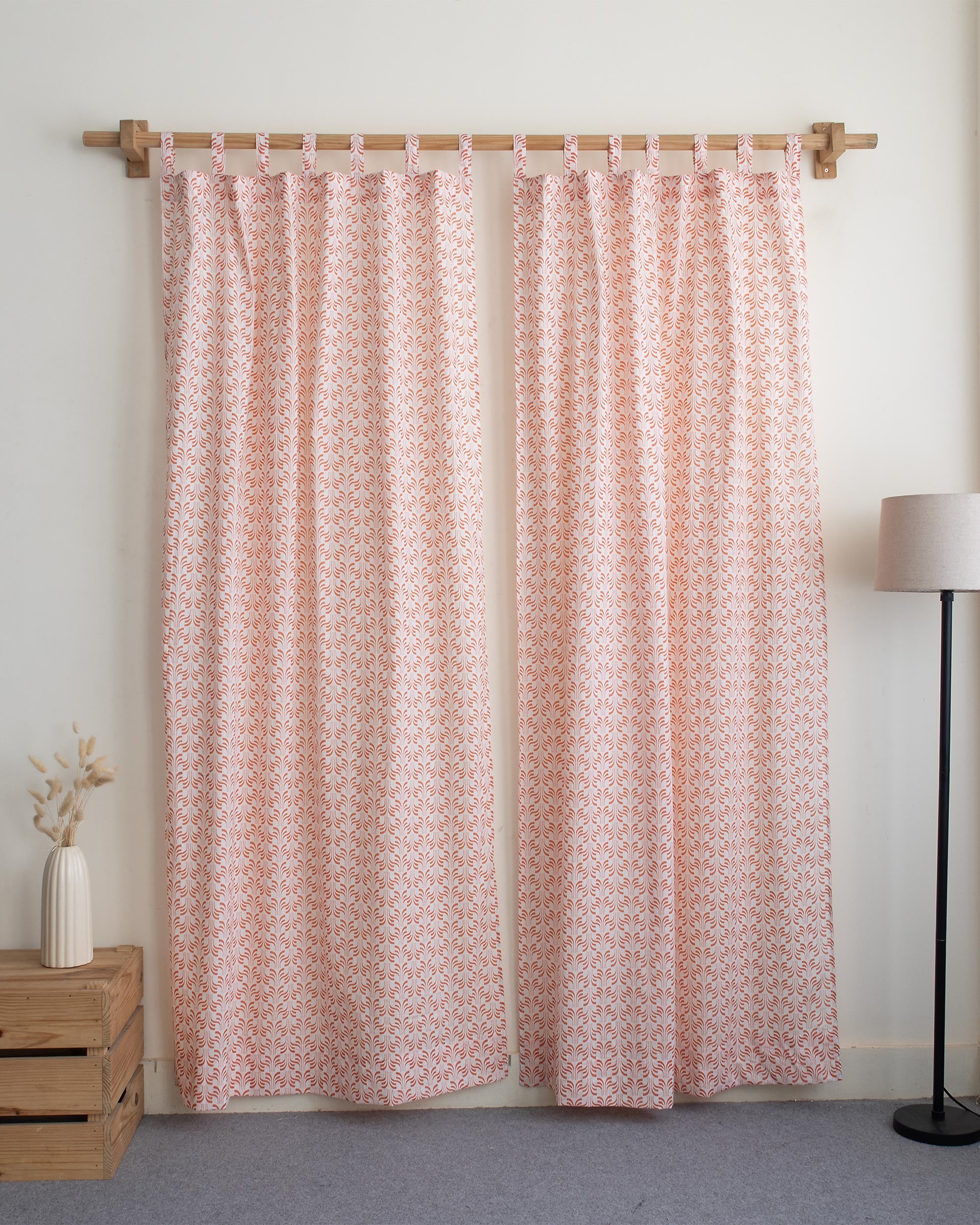 Dmaasa Organic Cotton Block Printed for Bedroom Drapes India