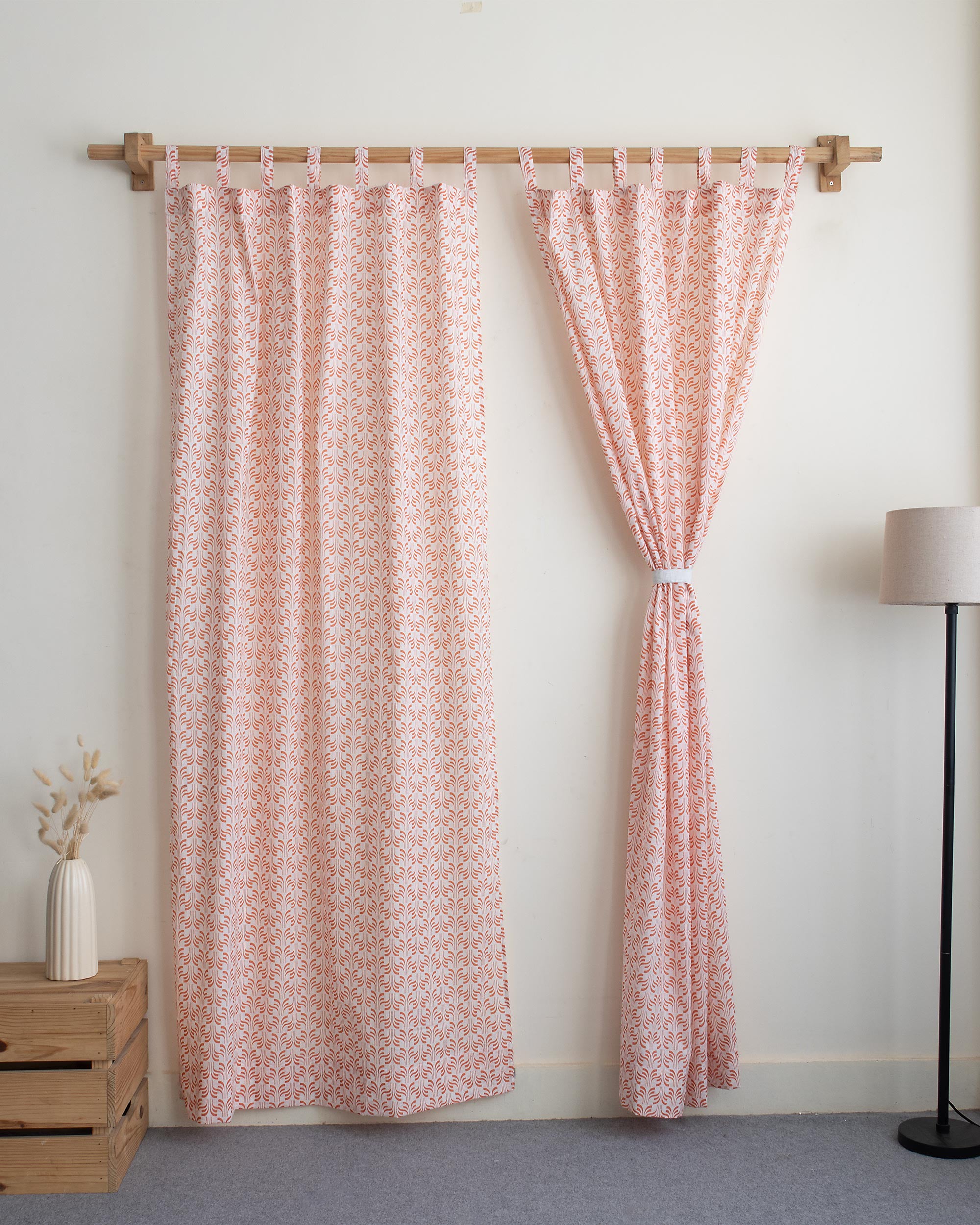 Dmaasa Organic Cotton Block Printed for Bedroom Drapes India