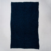 Eco Friendly Blue Knitted Natural Throw Blanket