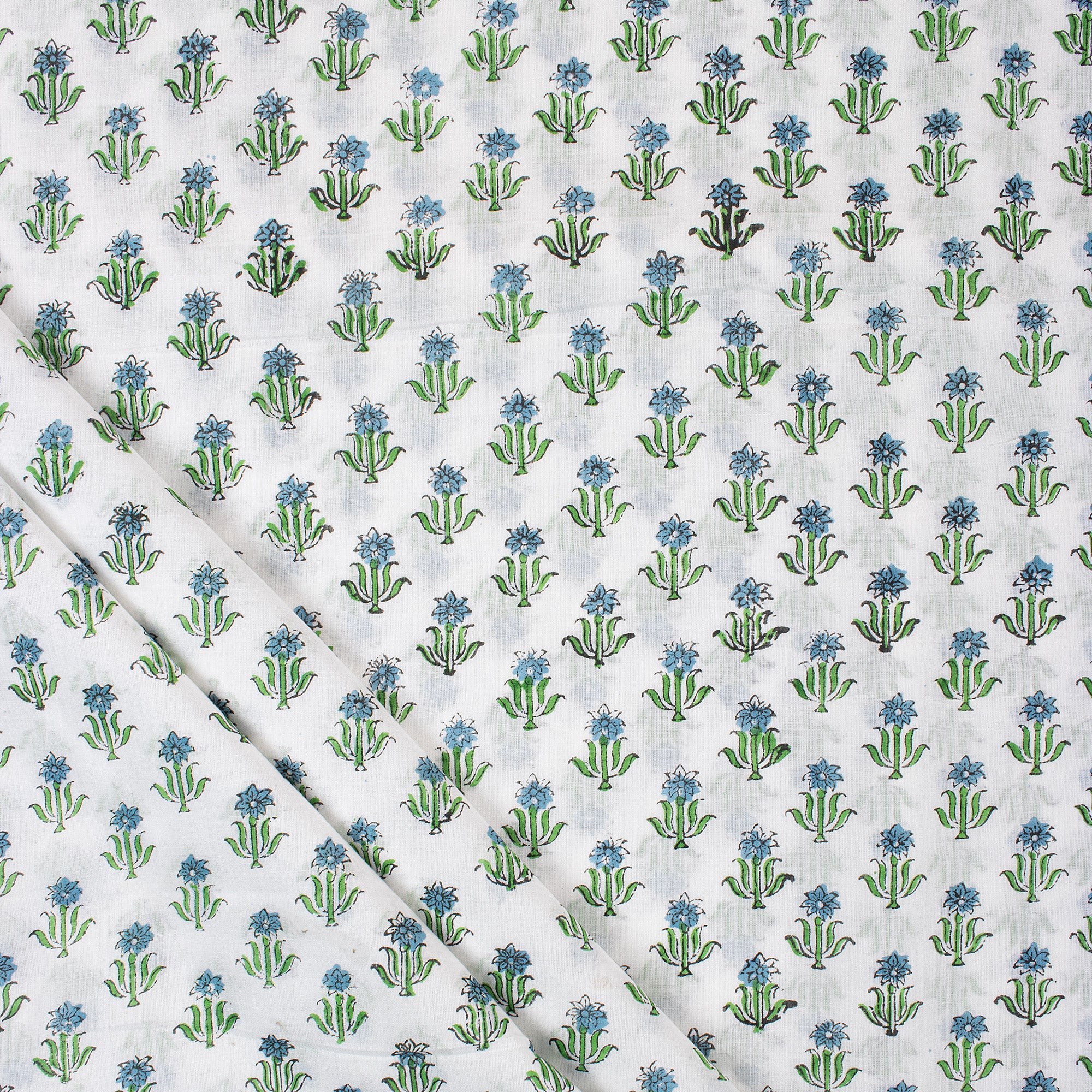 Eco Friendly Indian Block Printed Cotton Cloth Fabric