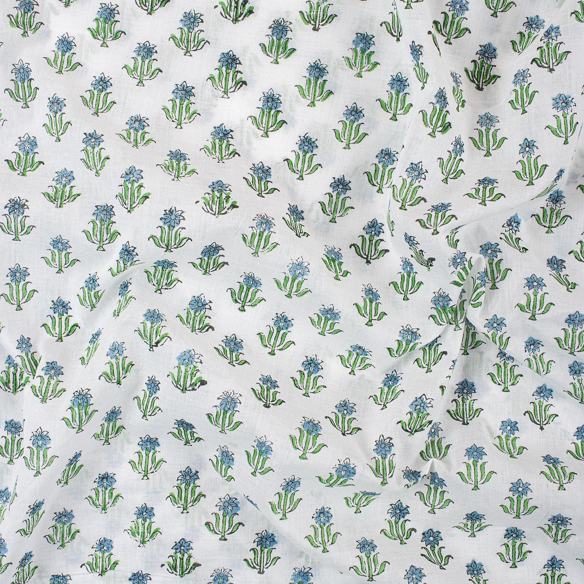 Eco Friendly Indian Block Printed Cotton Cloth Fabric