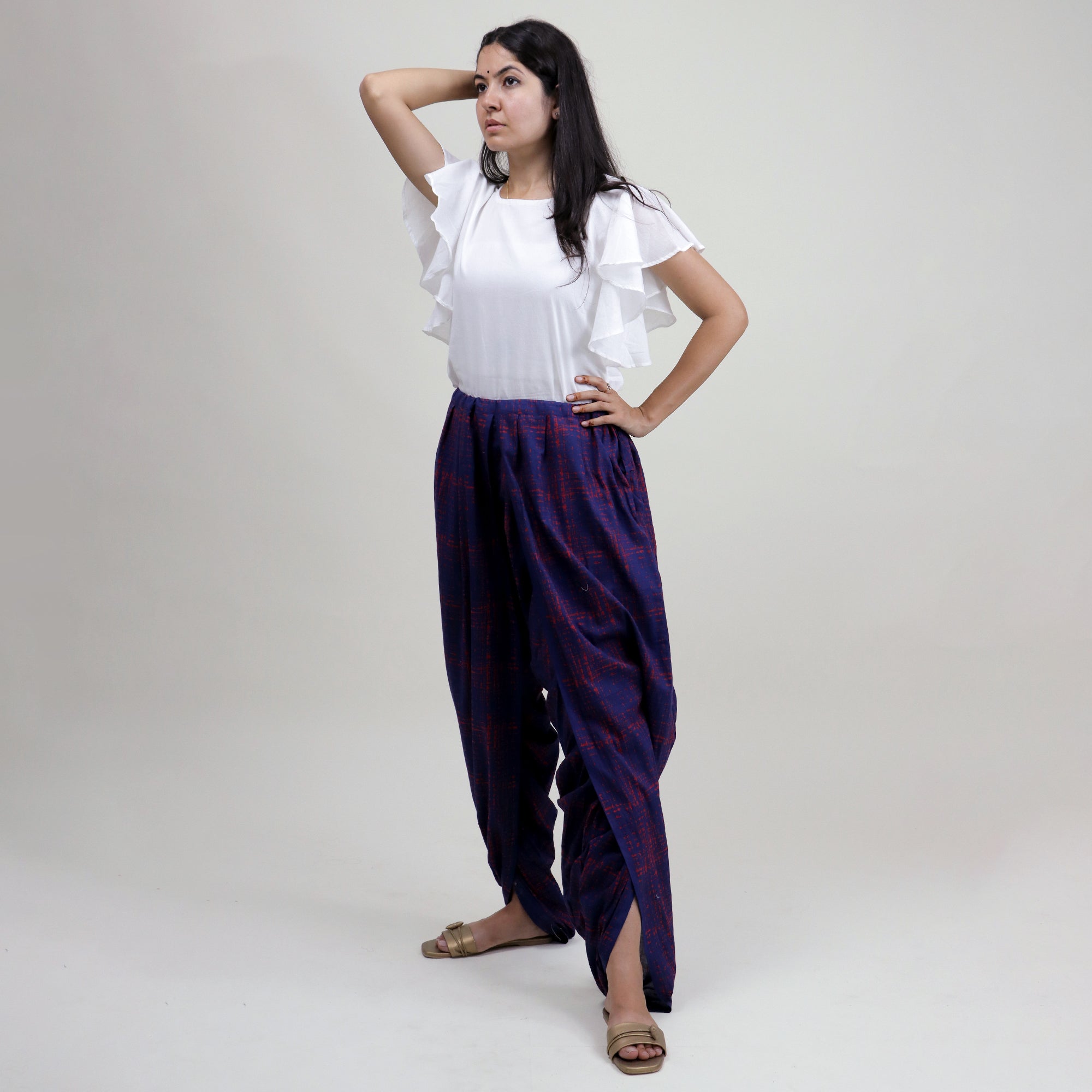 Exclusive Handmade Cotton Pant and Top Set Work Meetings