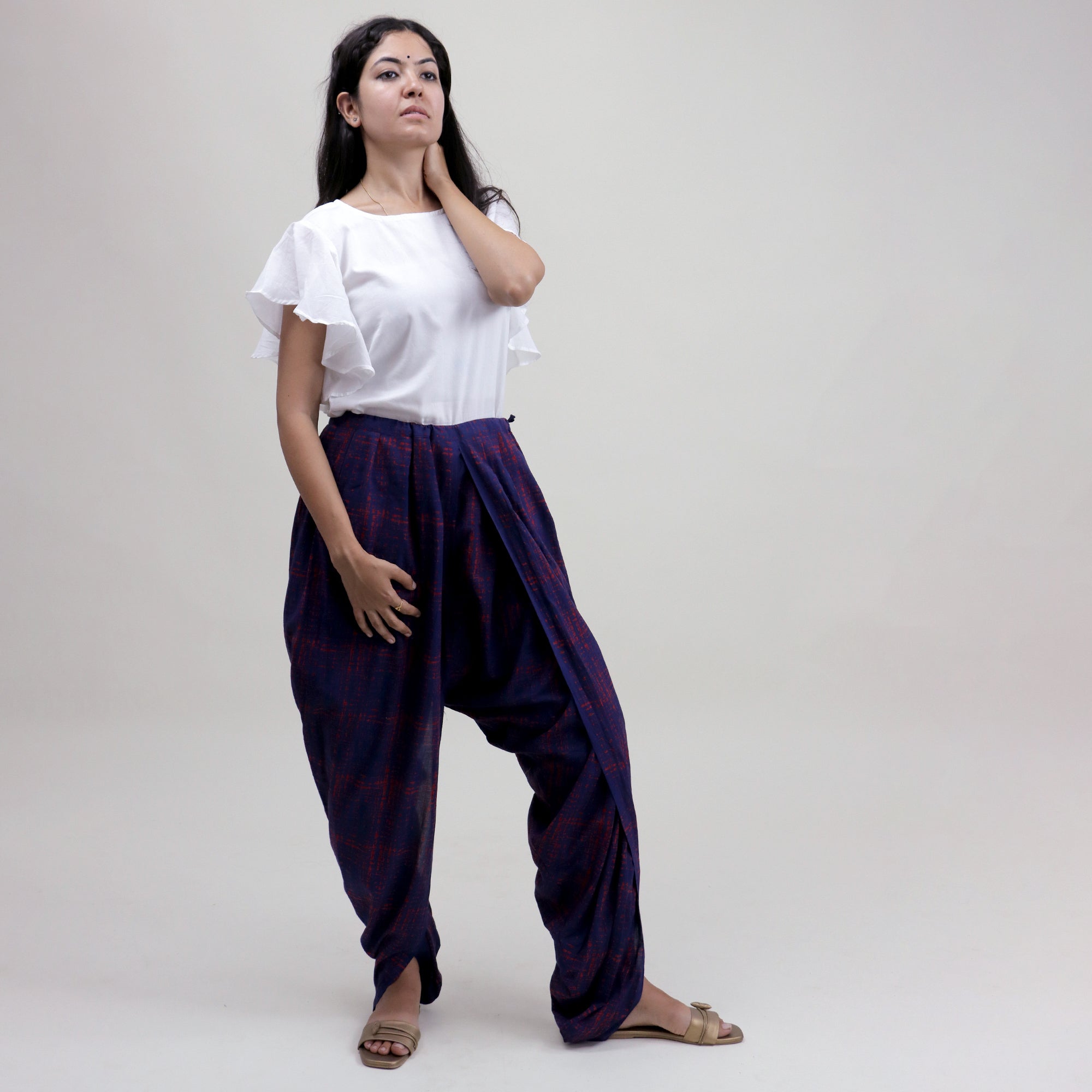 Exclusive Handmade Cotton Pant and Top Set Work Meetings