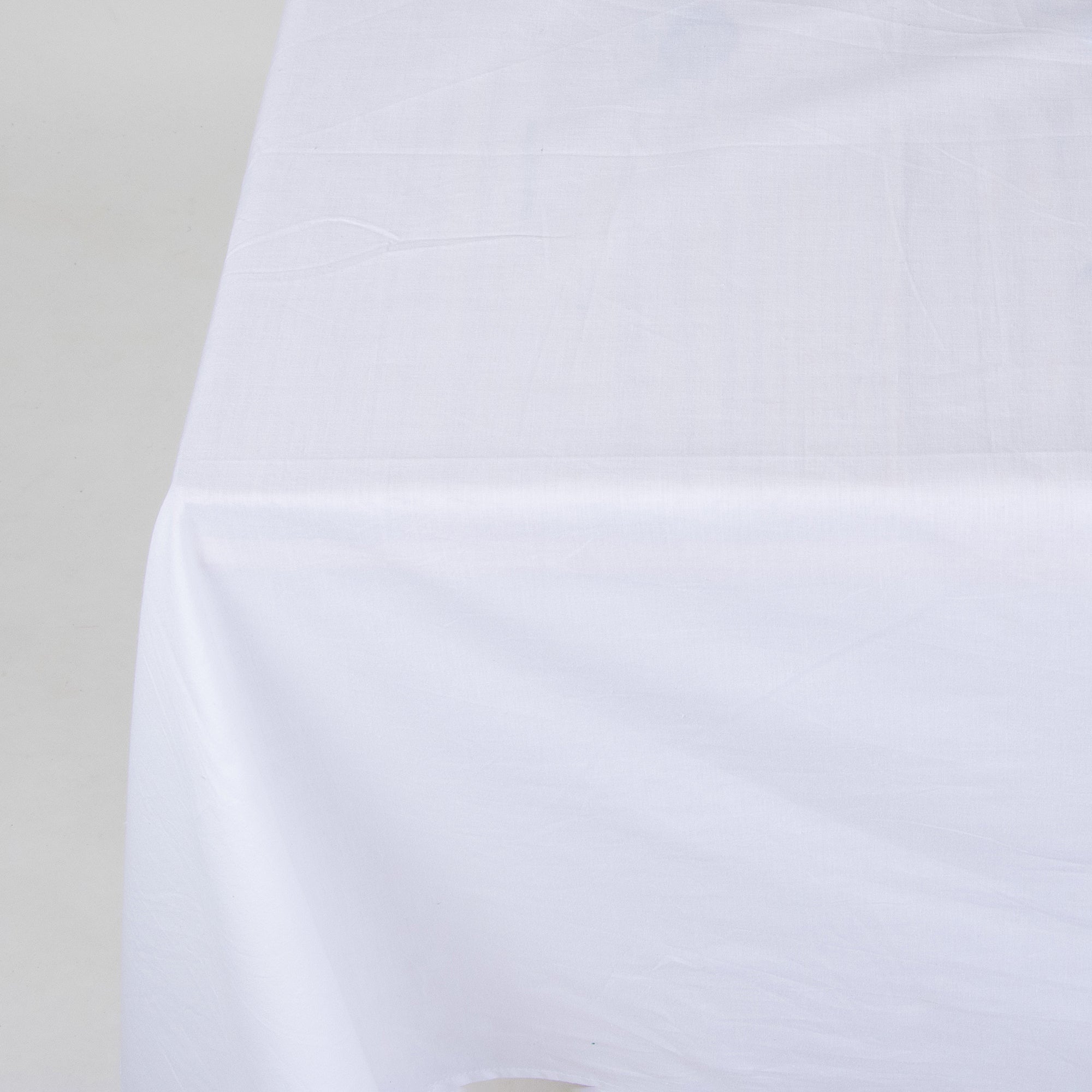 Exclusive Solid White Natural Hand Dyed Table Cloth Covers