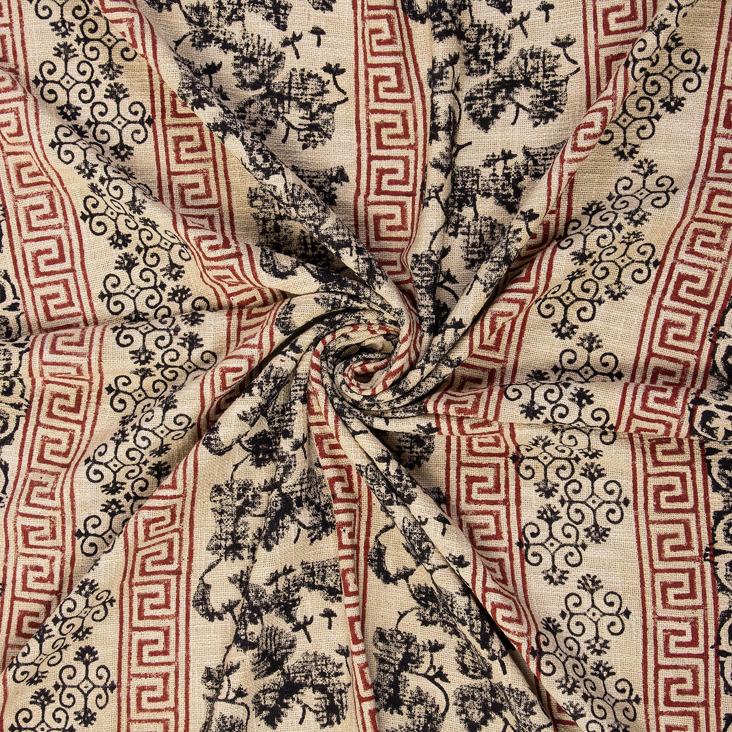 Floral Hand Block Printed Cotton Sofa Throw Blankets