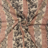 Floral Hand Block Printed Cotton Sofa Throw Blankets