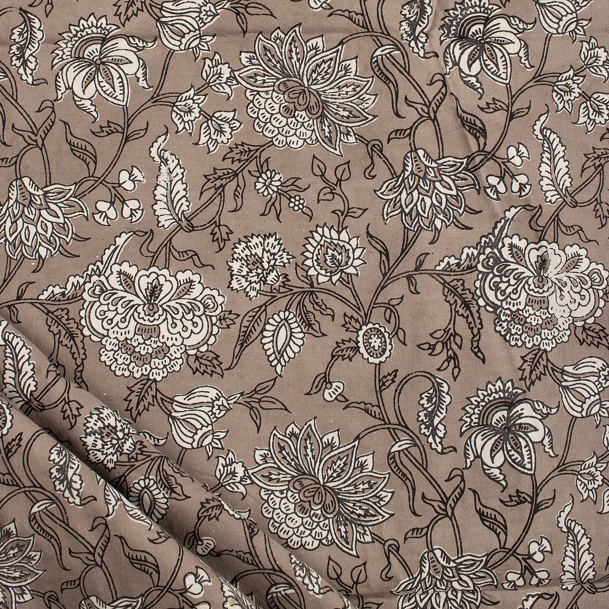 Floral Hand Block Printed Cotton Textile Kashish Fabric