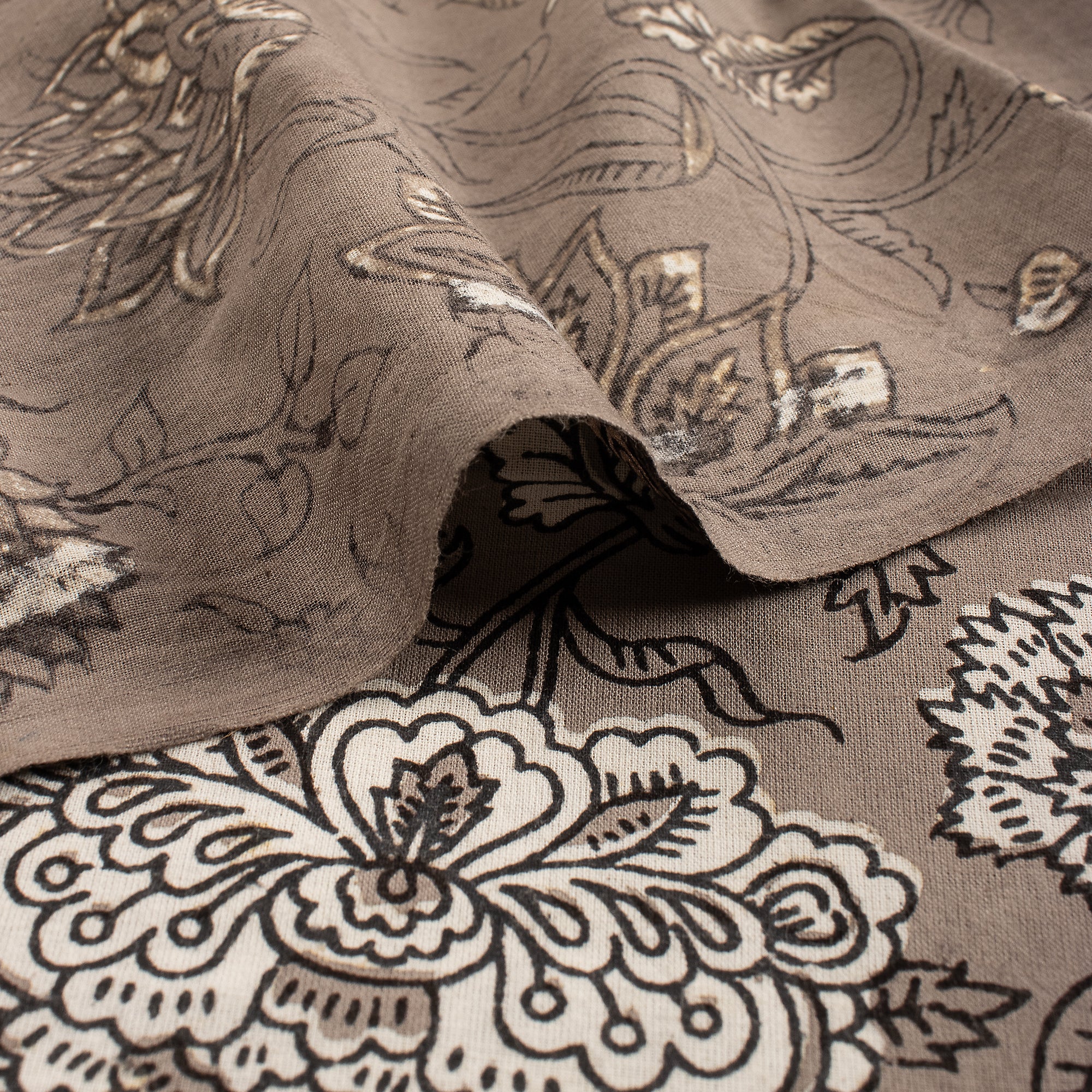 Floral Hand Block Printed Cotton Textile Kashish Fabric