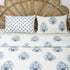 Floral Indian Hand Block Printed Reversible Machine Quilts