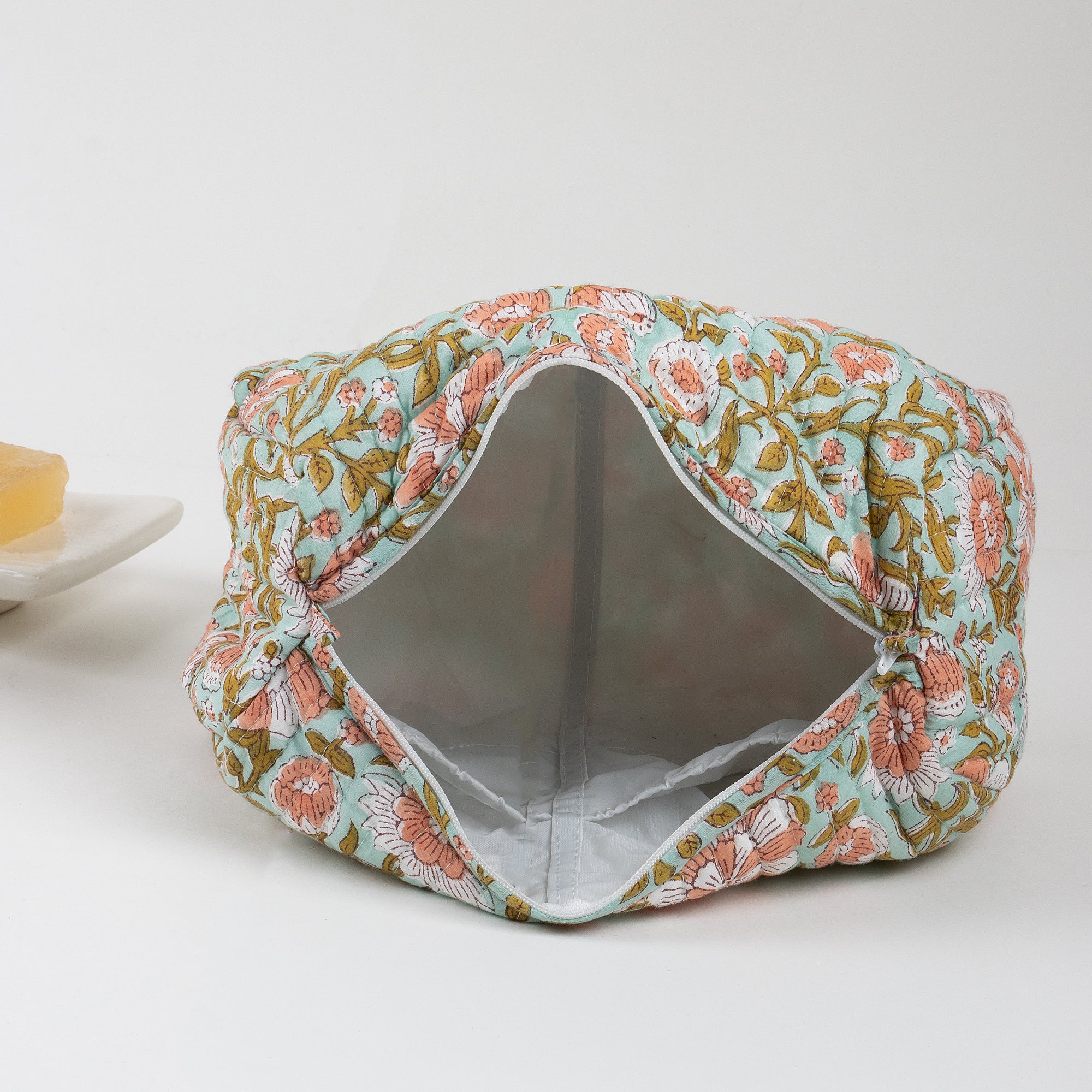 Floral Indian Handmade Pure Cotton Toiletry Bags