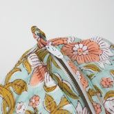 Floral Indian Handmade Pure Cotton Toiletry Bags