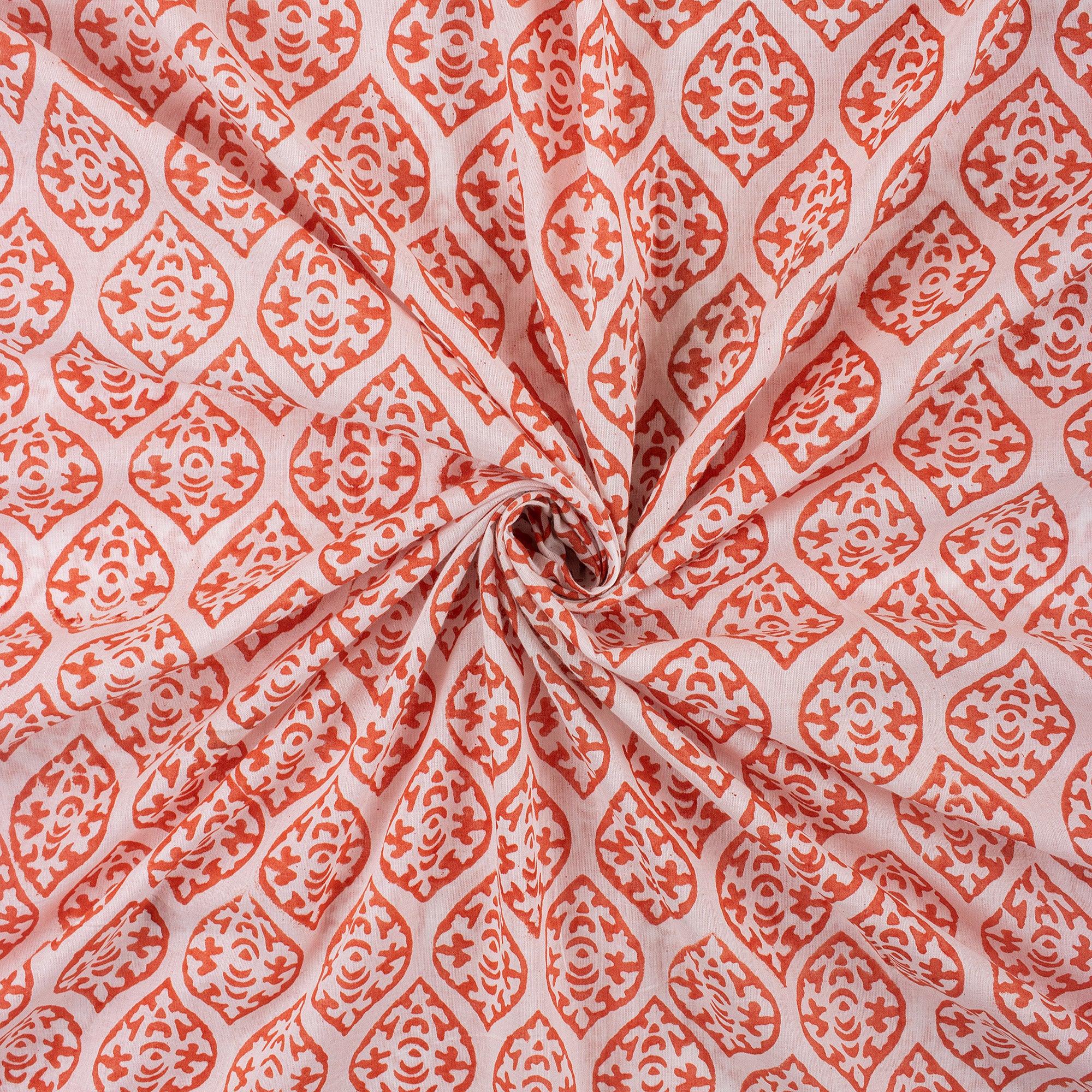 Geometrical Cotton Running Fabric For Summer Dress