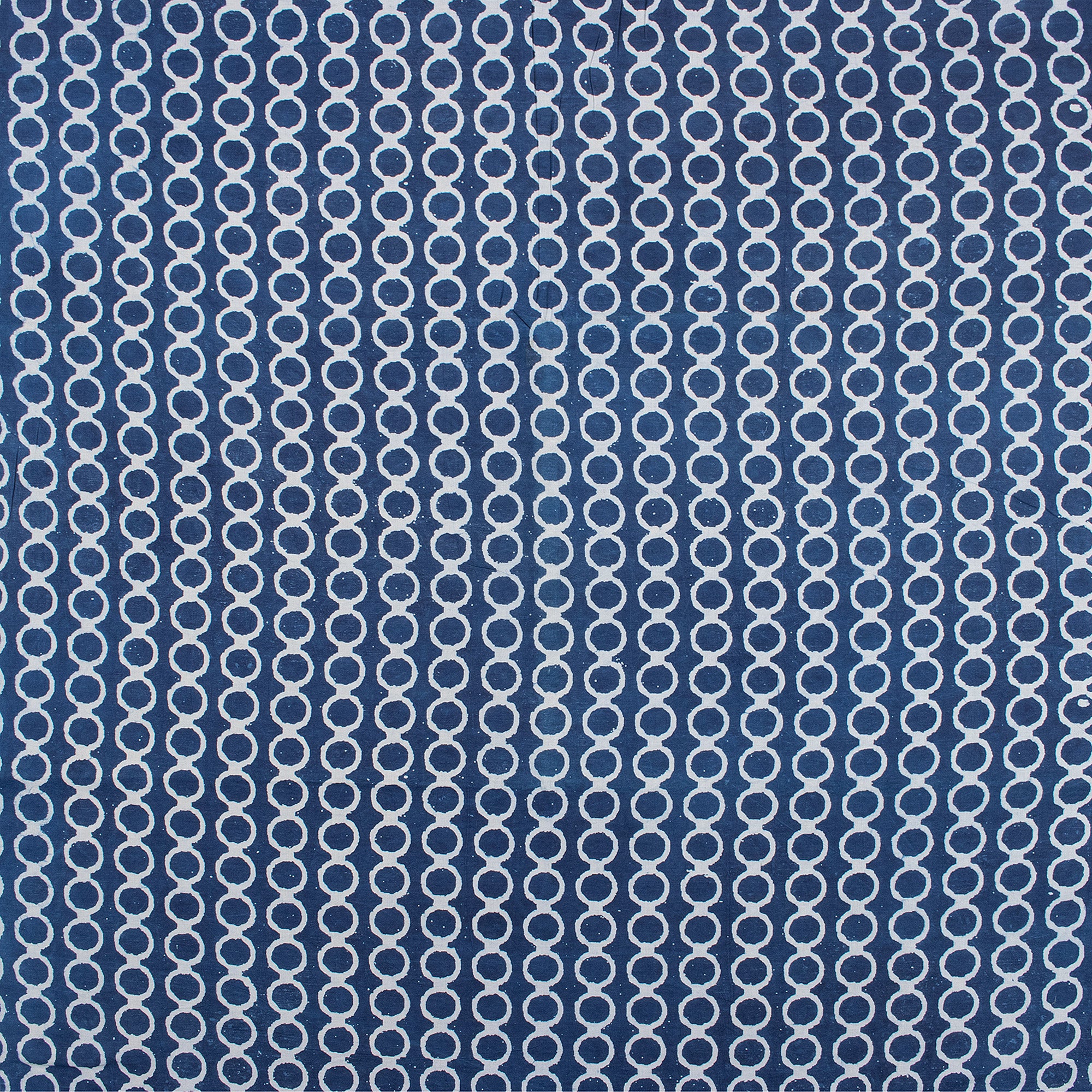 Geometrical Printed Indigo Fabric By The Yard