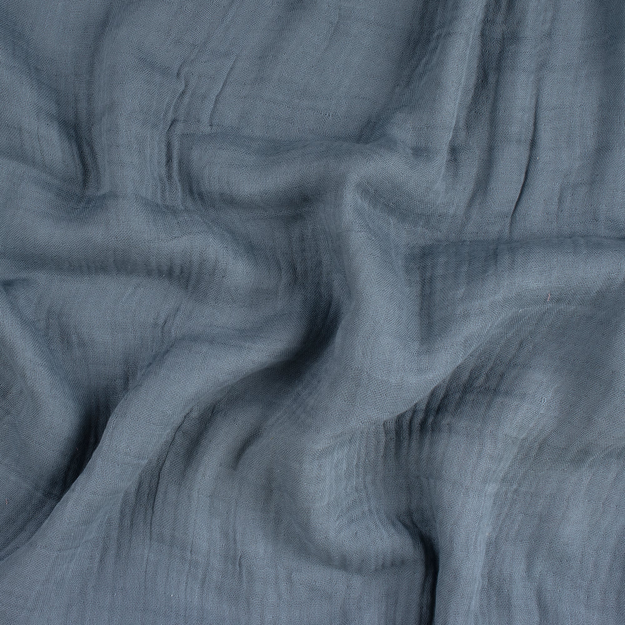 Gray Cotton Gauze Fabric By The Yard