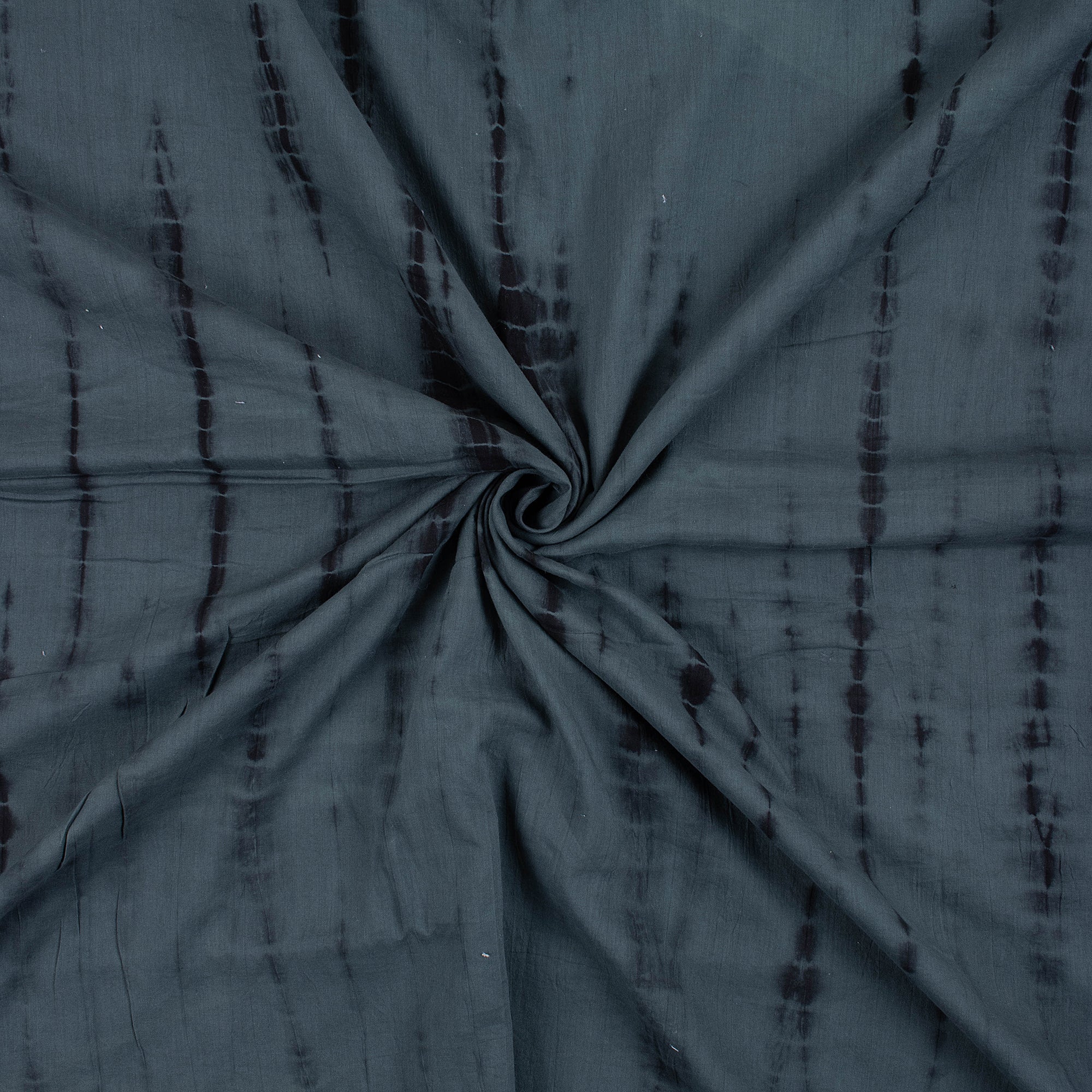 Gray Tie Dye Shibori Fabric