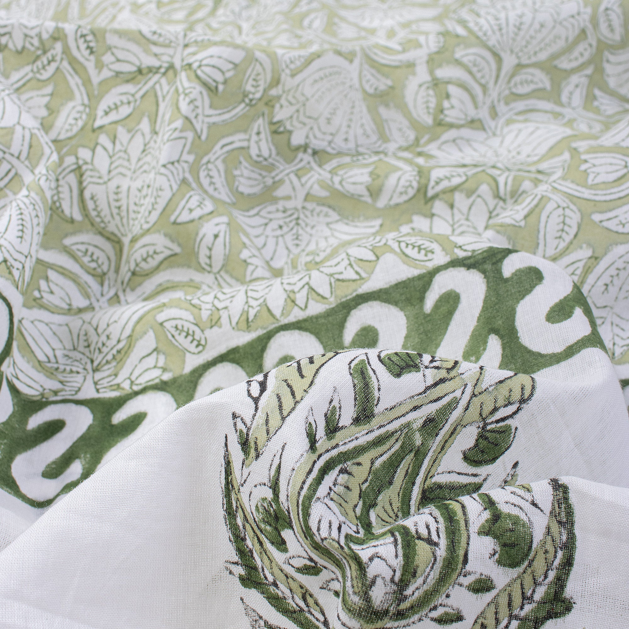 Grey Floral Printed Cotton Beach Sarong Wrap For Women
