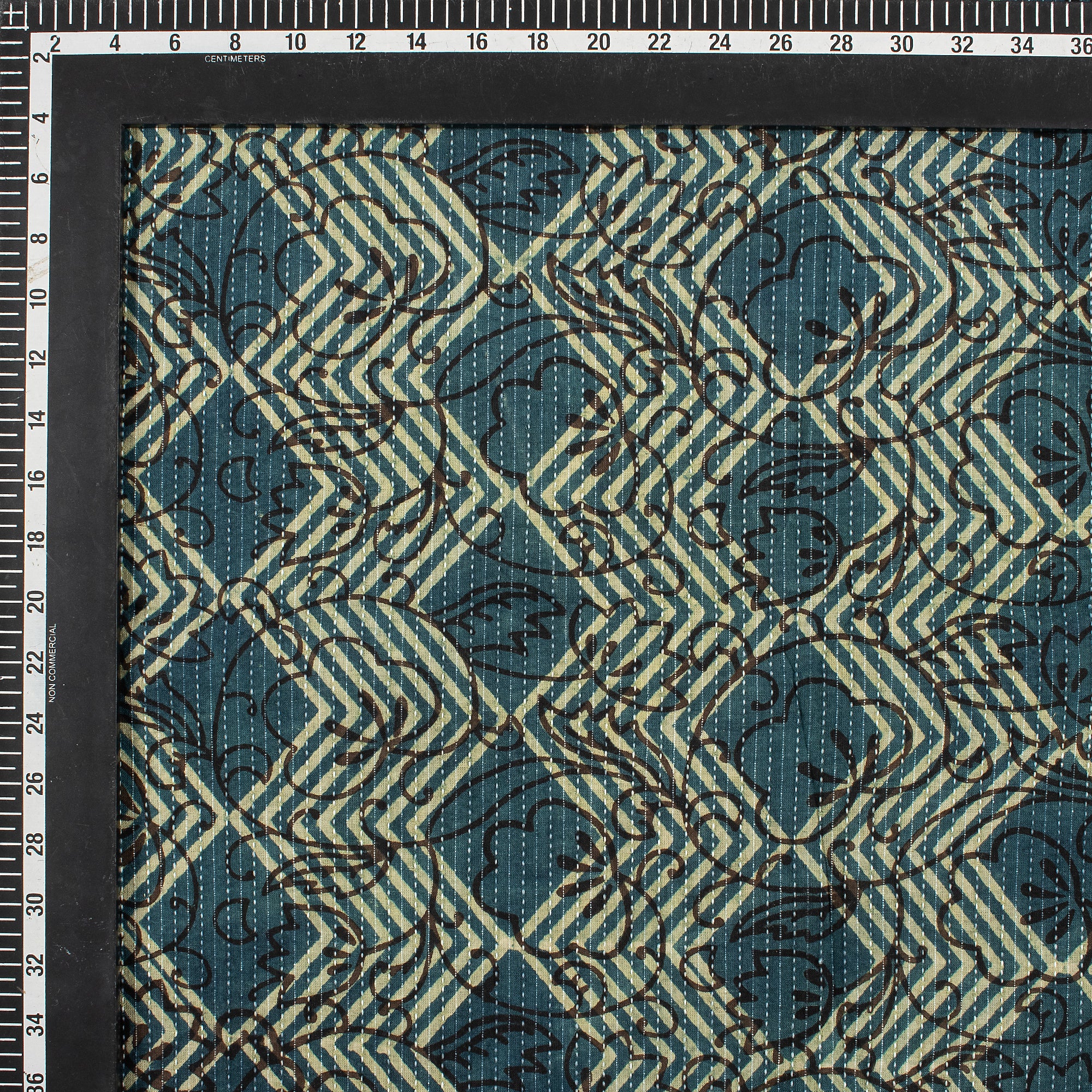 Hand Block Dabu Pure Cotton Kantha Soft Dress Fabric